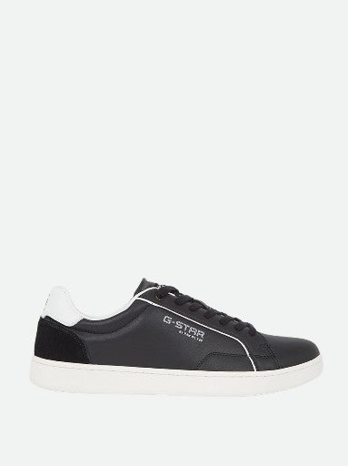 G-STAR SNEAKER CADET IV LEA BLACK-WHITE