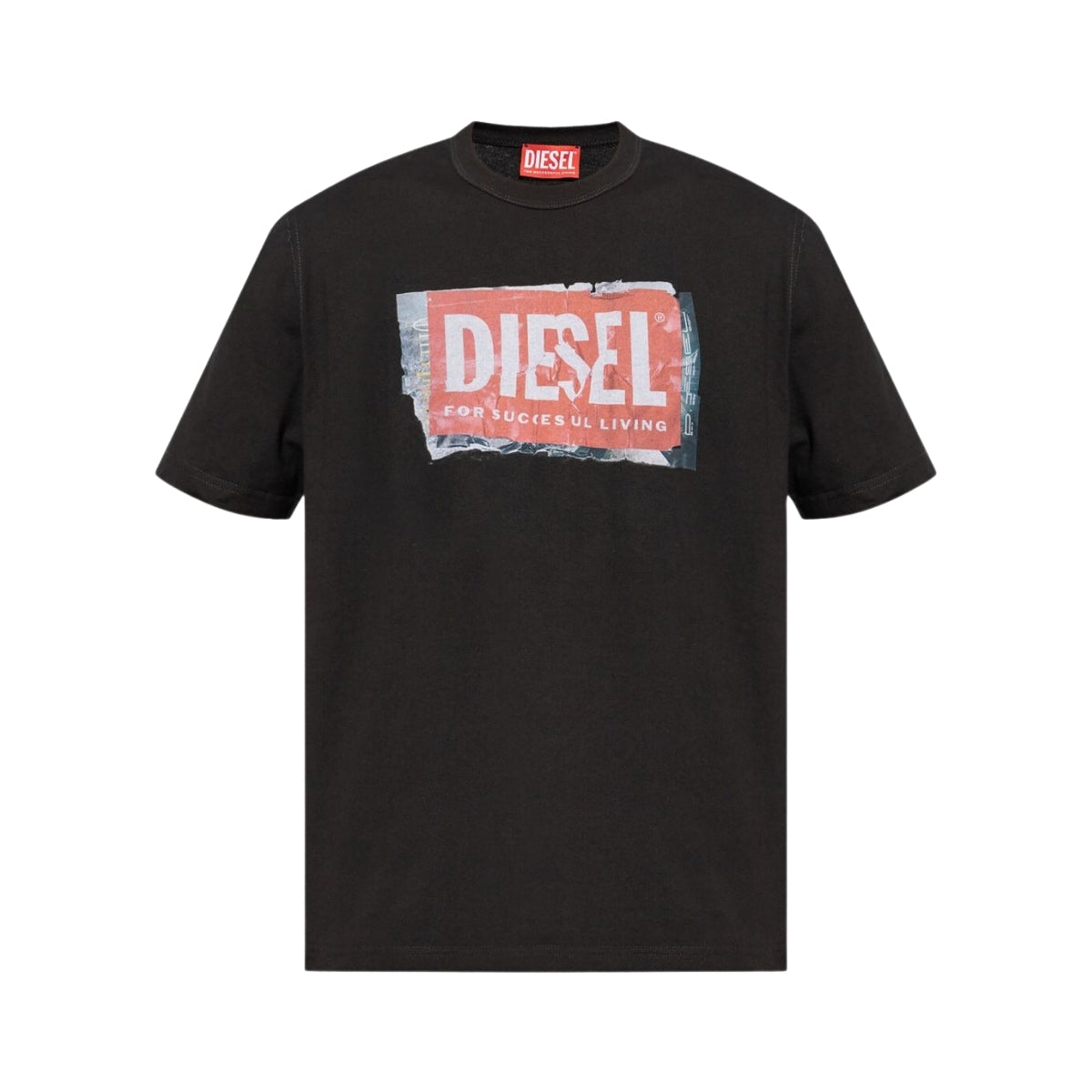 Diesel T-Shirt T-Adjust Logo Black