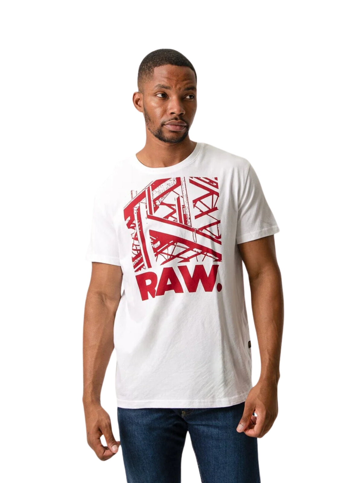 G-Star T-Shirt Raw Construction White