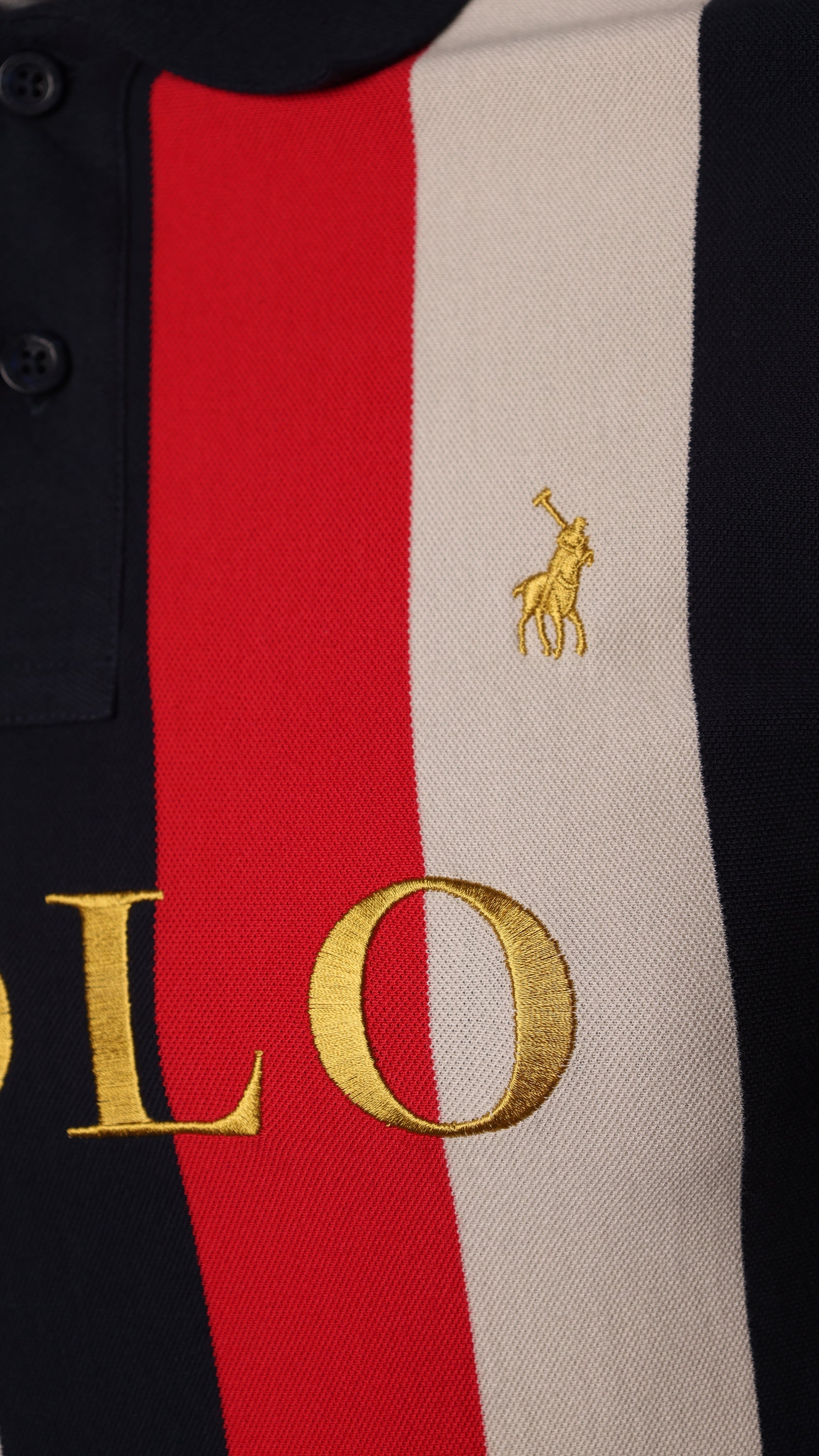 Polo Golfer Zion Stripe Red