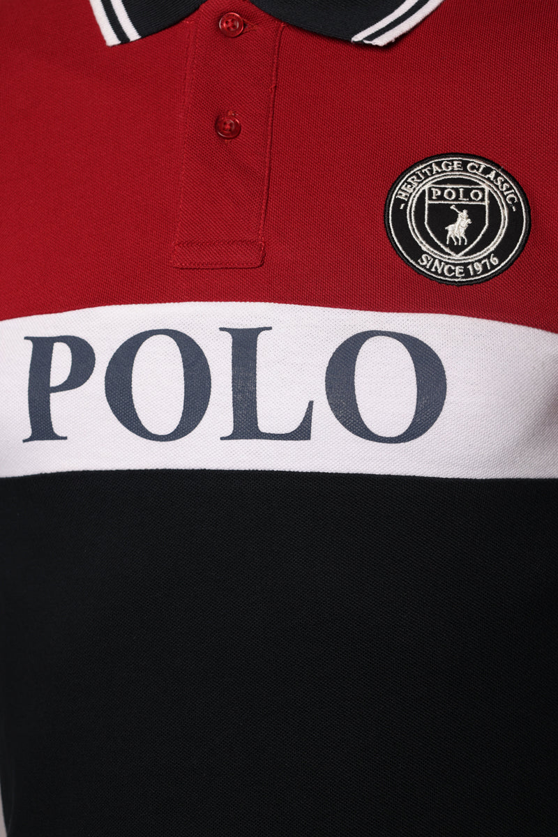 Polo Golfer Colourblock Navy
