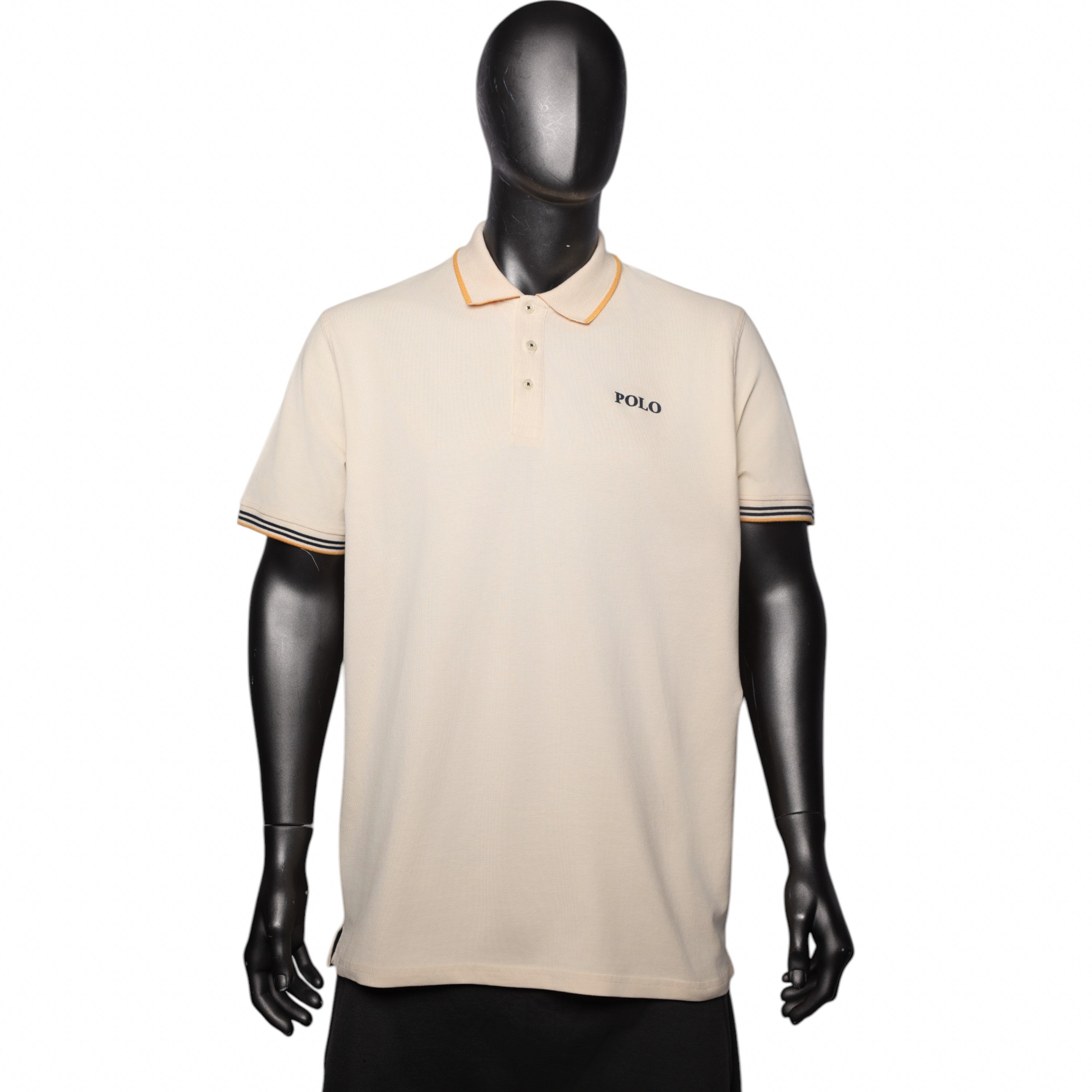 Polo Golfer Logo Tipped Off-White