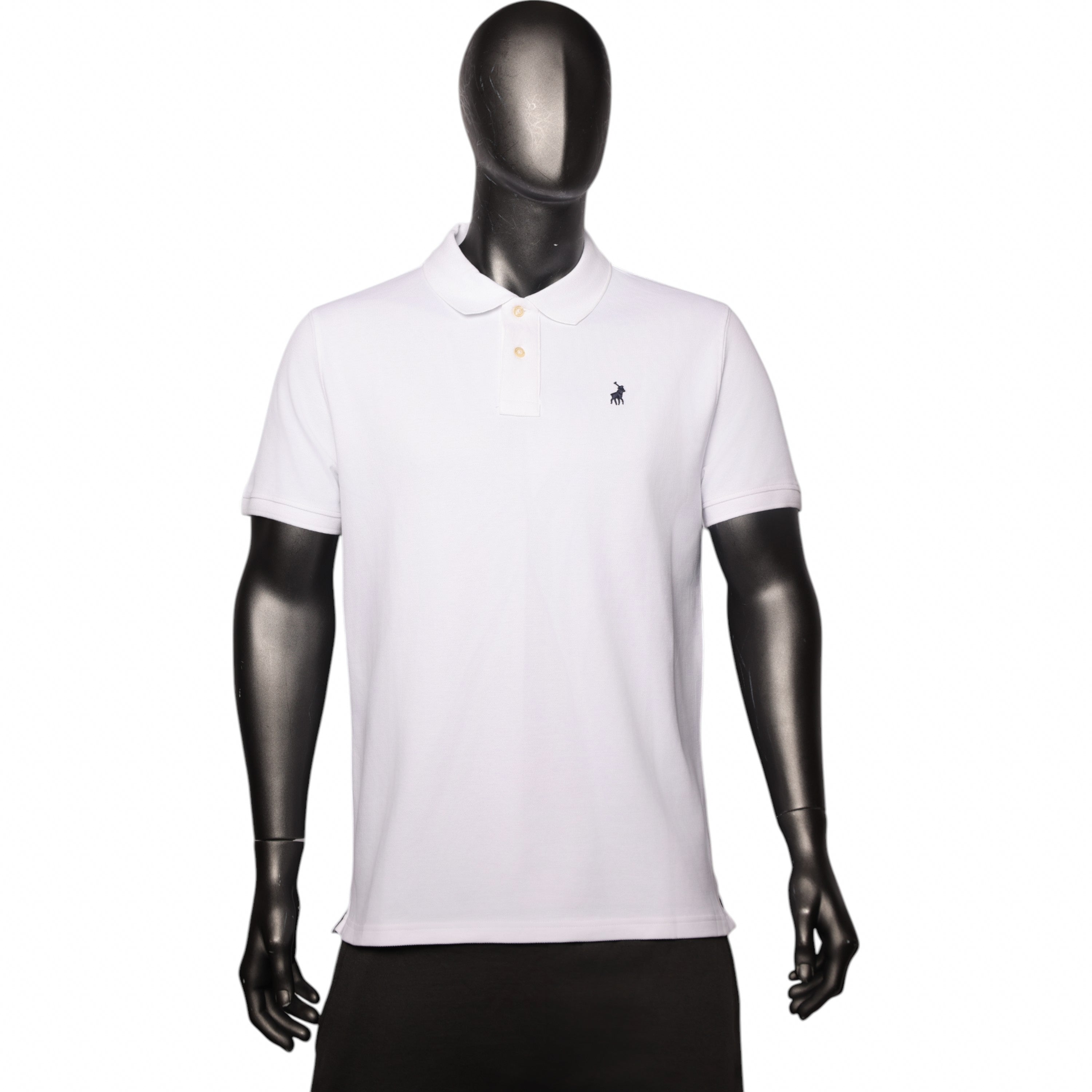 Polo Golfer Pique Stretch White