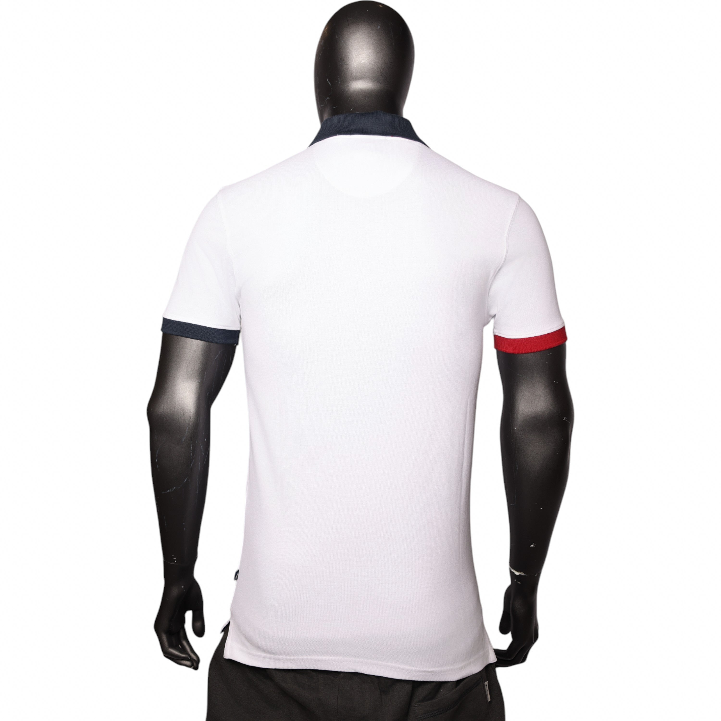 Polo Golfer Logo White-Red-Black