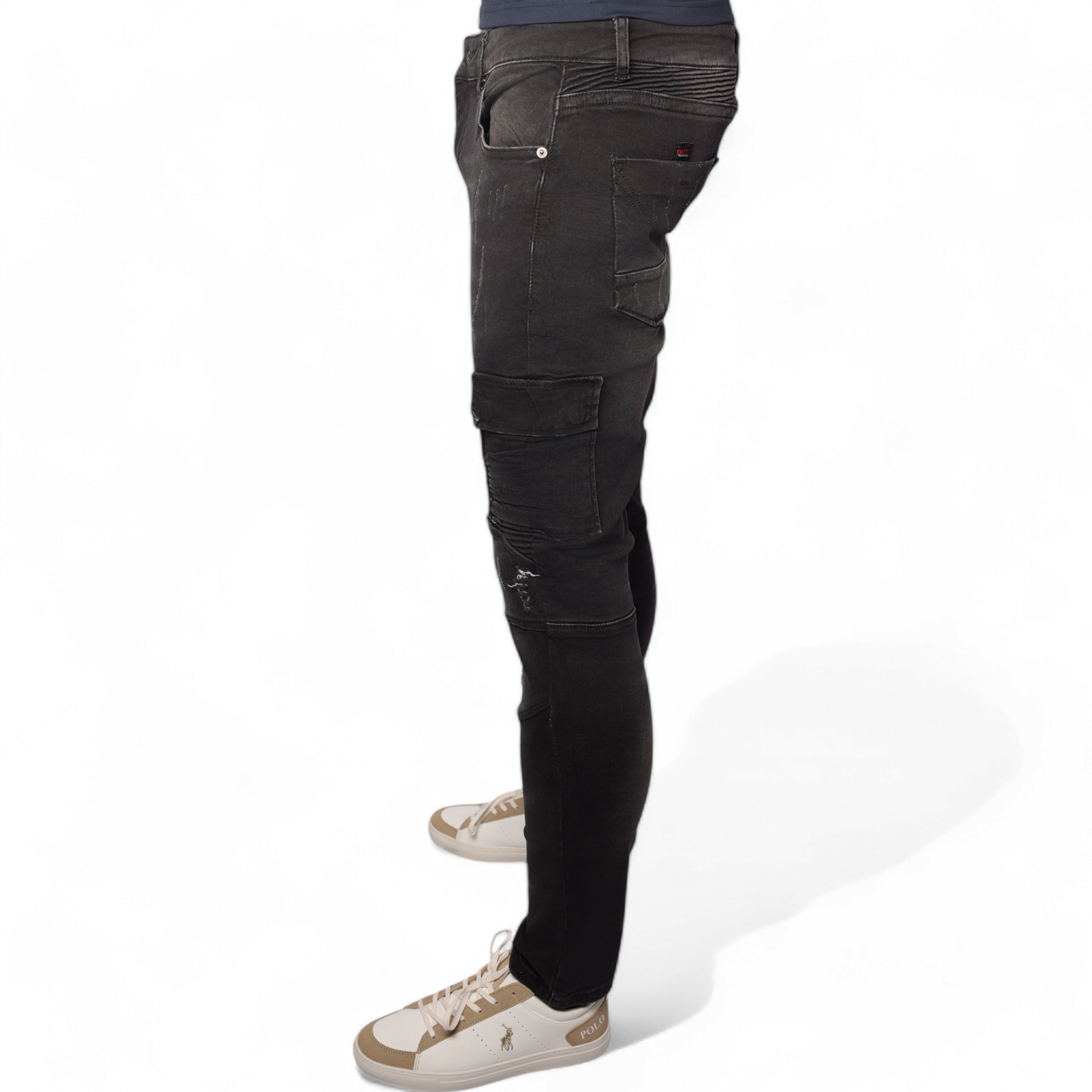 Cutty Jeans Biker Denim Black