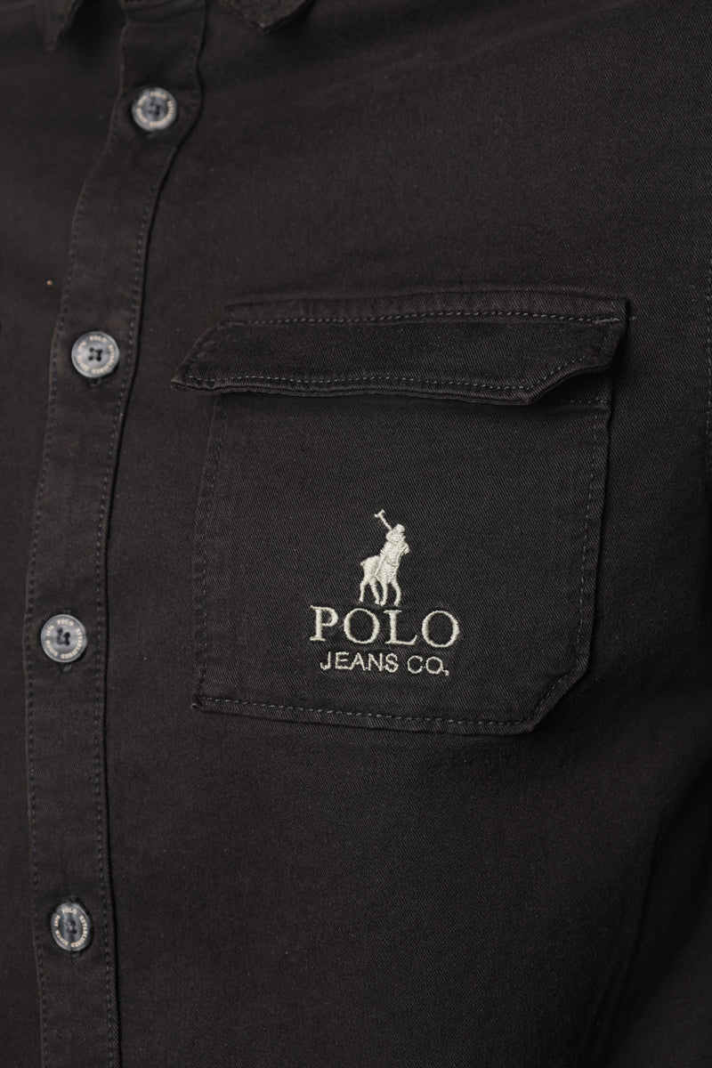 Polo Shirt Logo Black