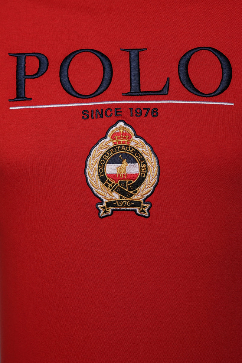 Polo T-Shirt Equestrain Red