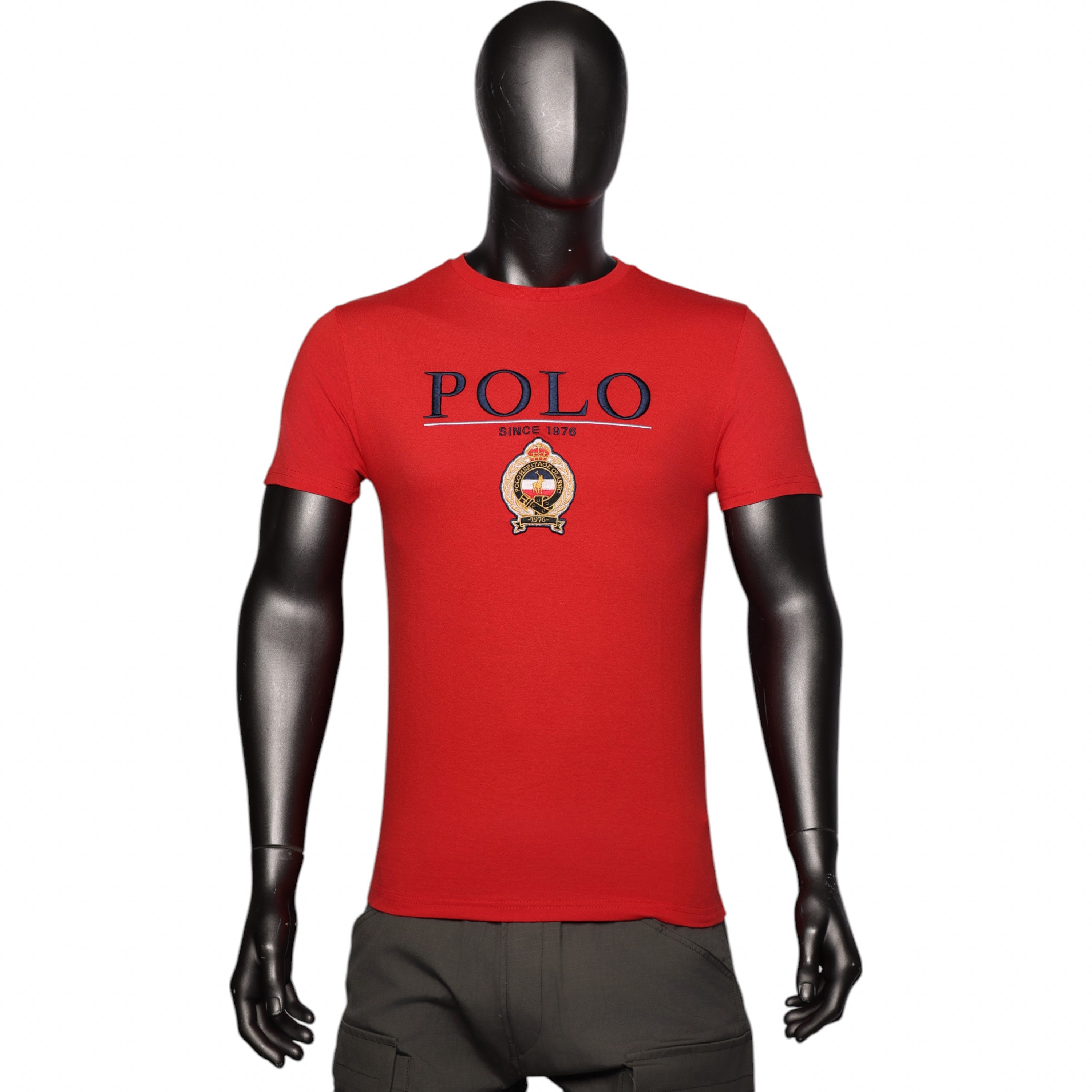 Polo T-Shirt Equestrain Red