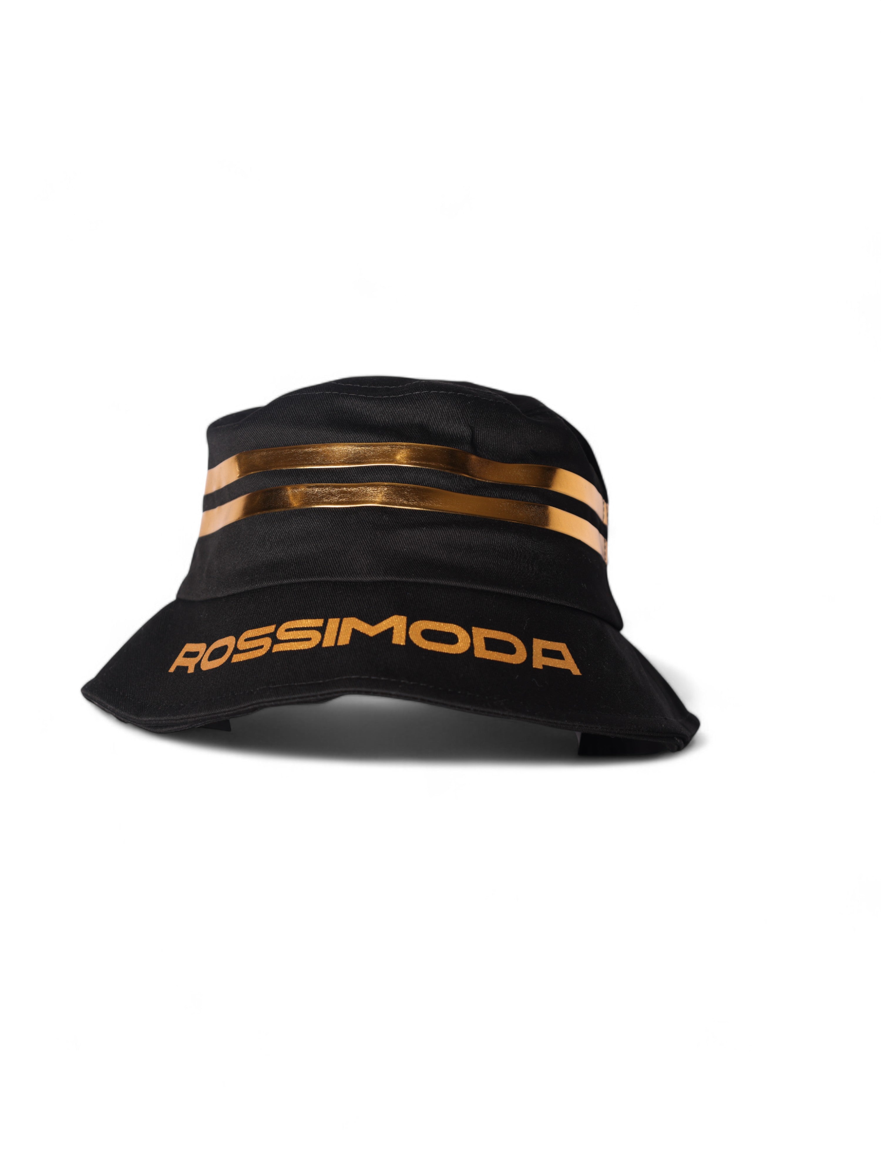 Rossimoda Bucket Hat Lux Brocade Double Brim Black-Gold