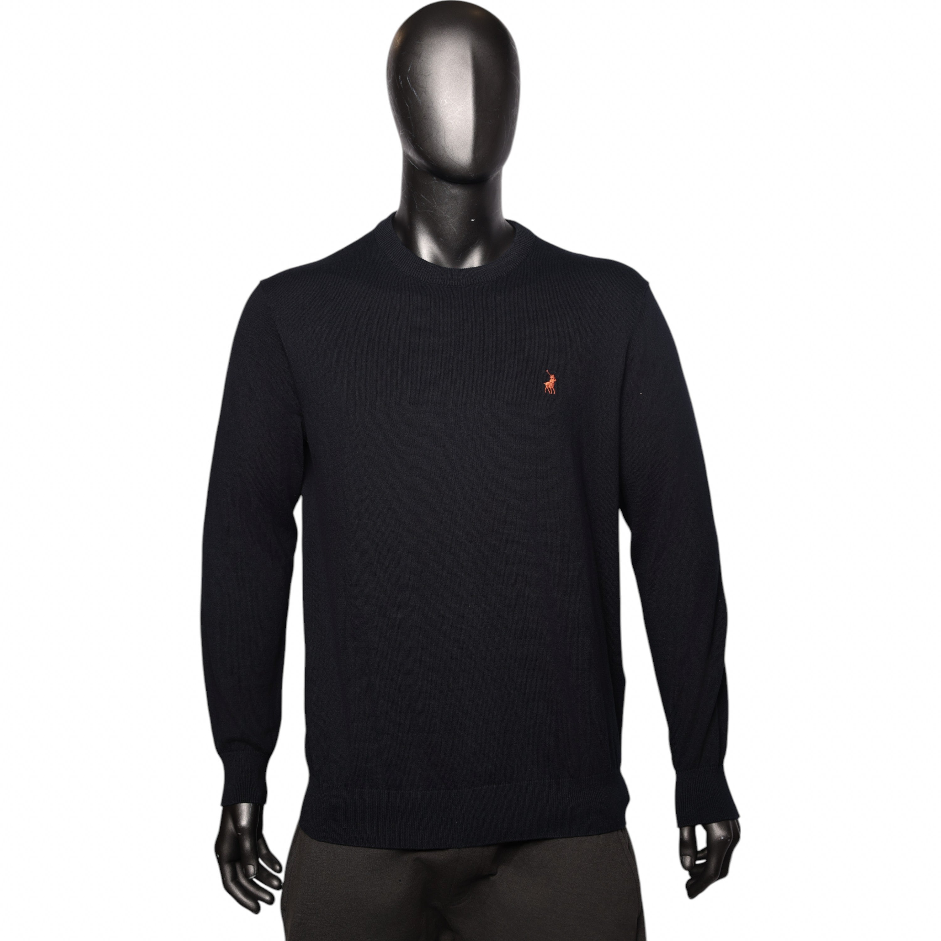 Polo Sweater Classic Knitwear Navy