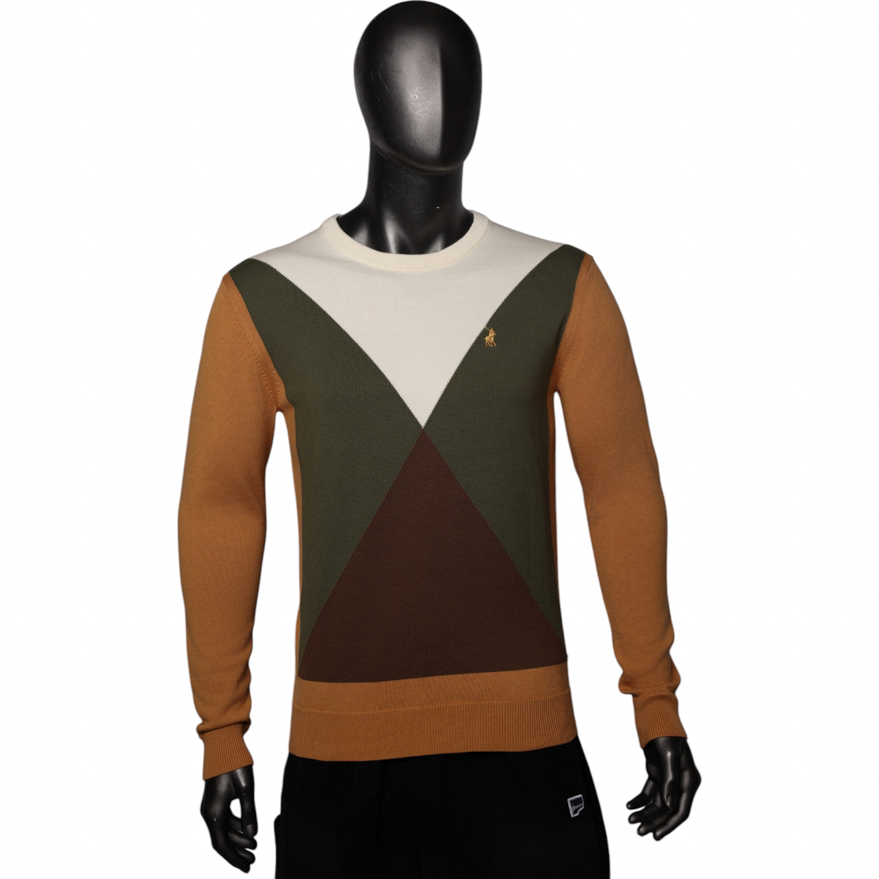 Polo Sweater Argyle Knitwear Fatigue