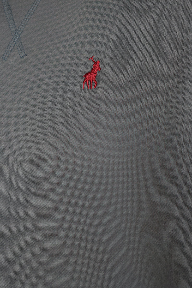 Polo Sweater Logo Blue