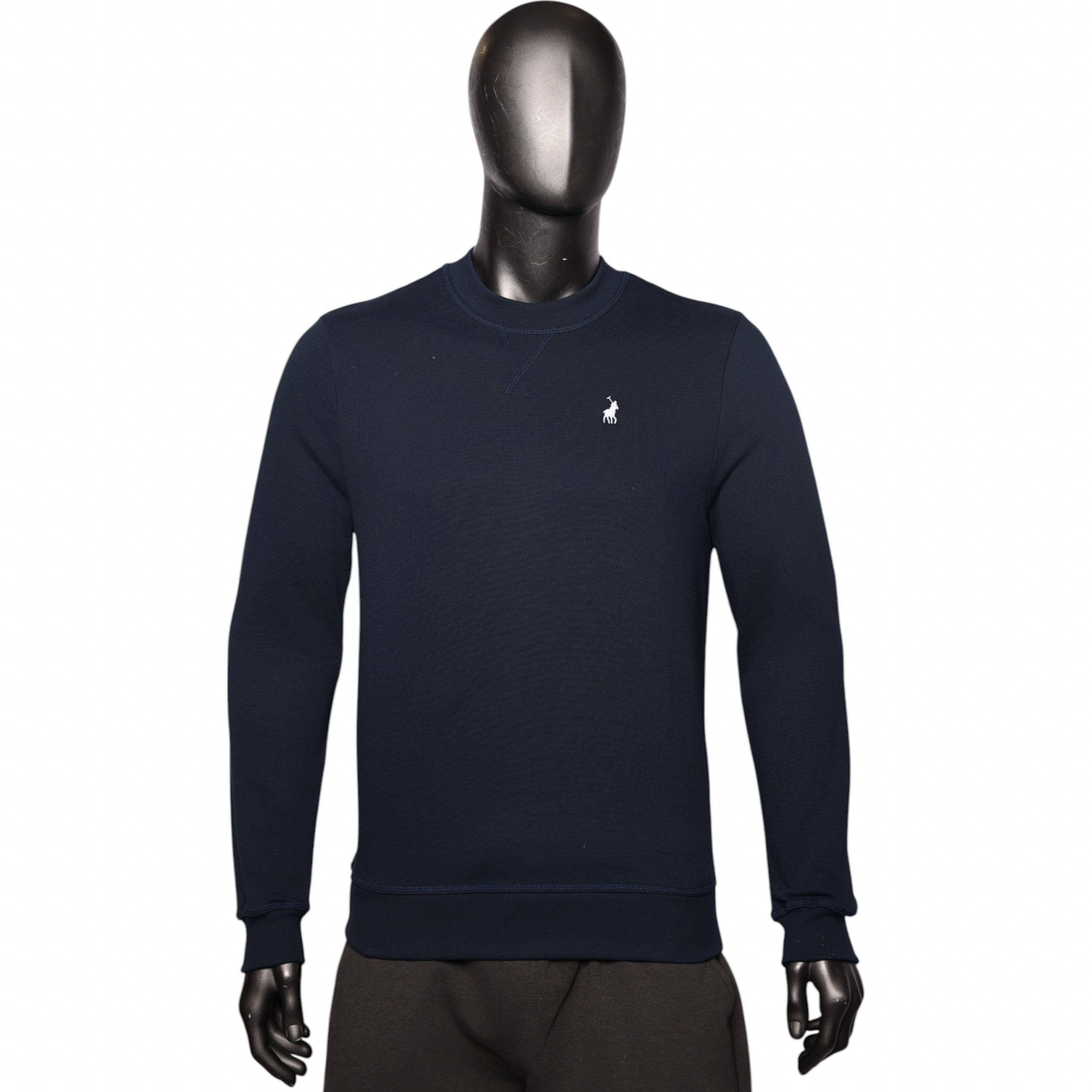 Polo Sweater Sport Logo Navy