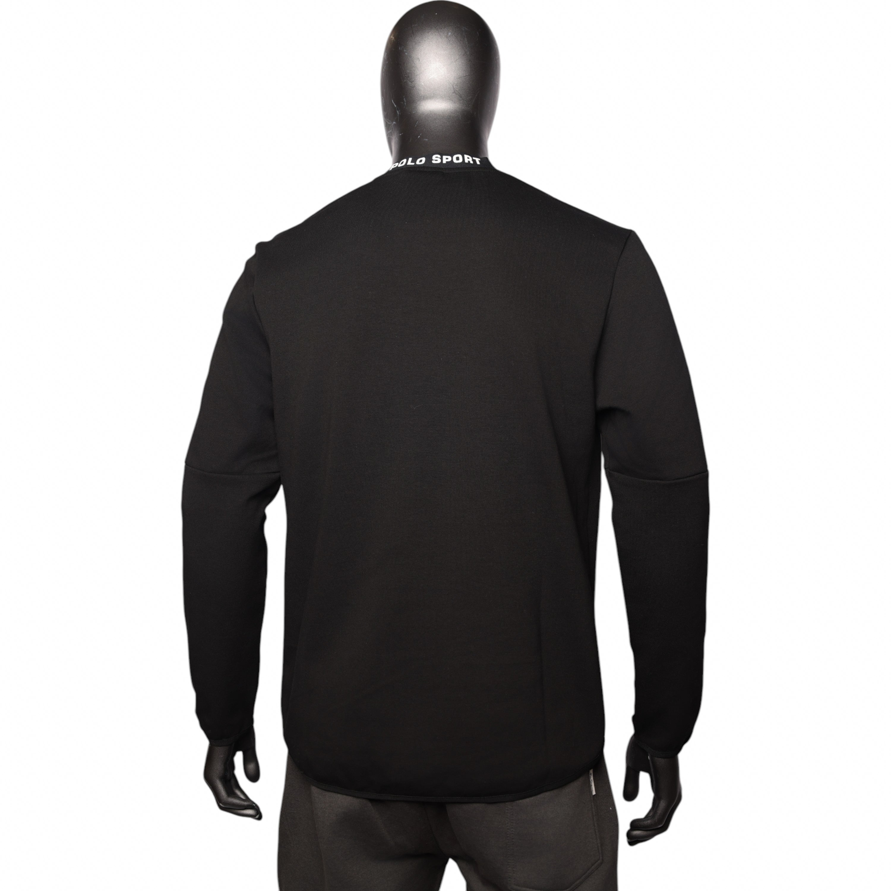 Polo Sweater Tech Fleece Black