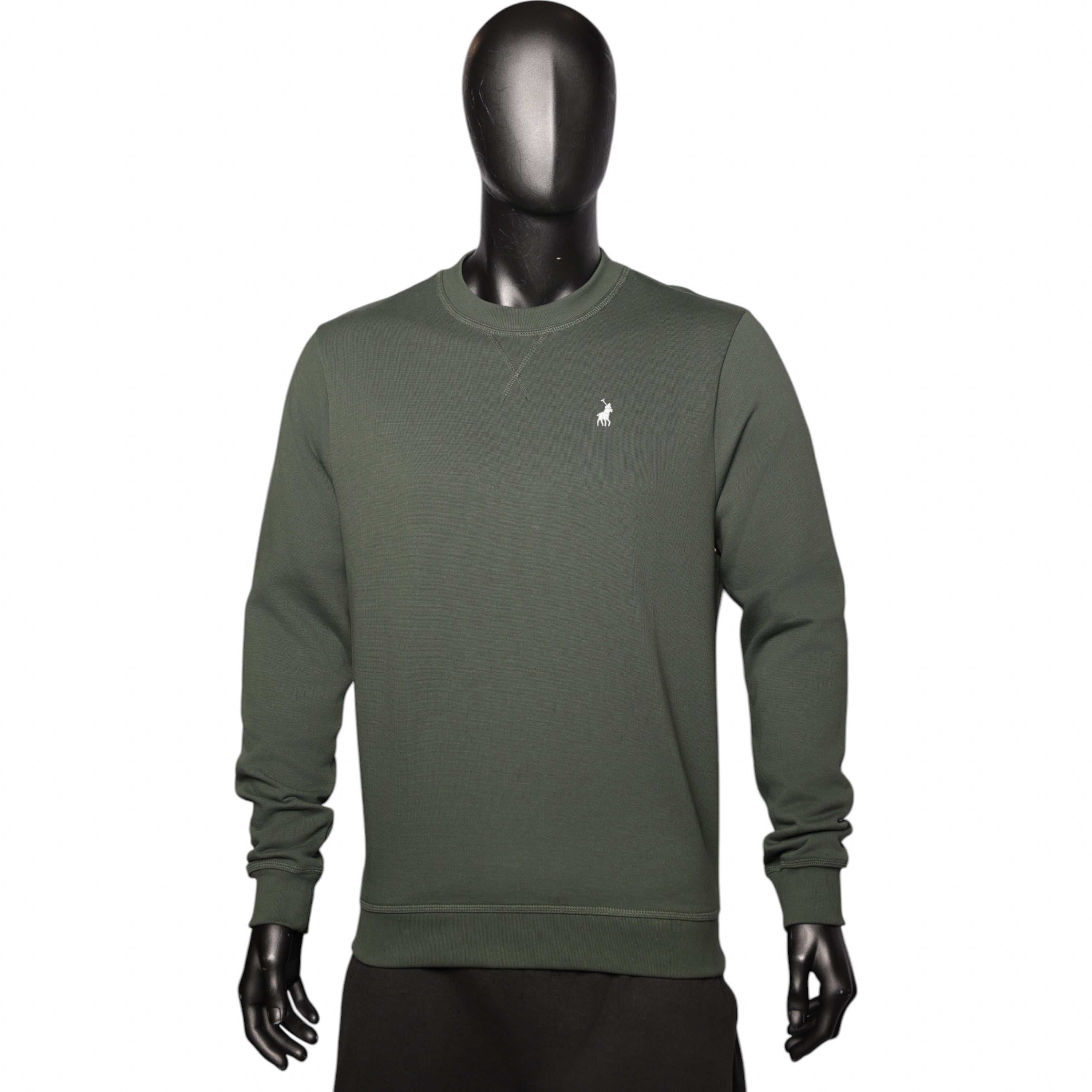 Polo Sweater Logo Green