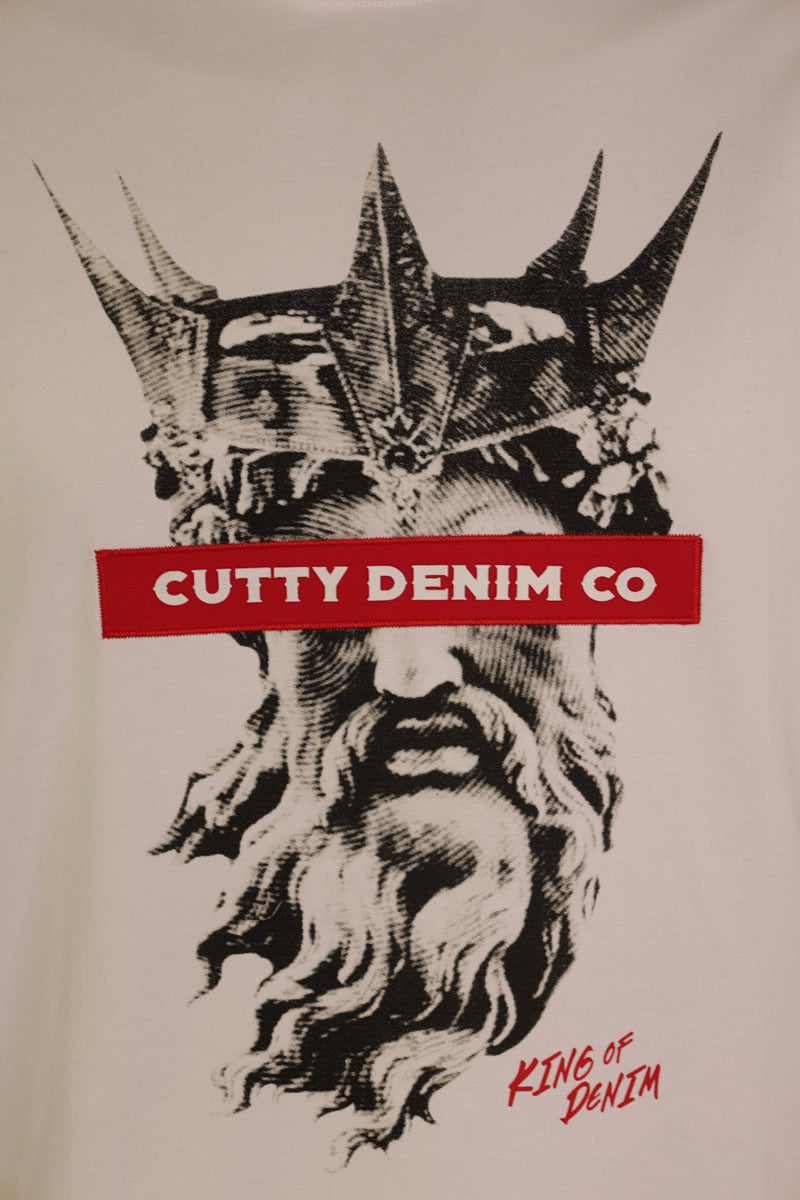 Cutty T-Shirt Posiden White