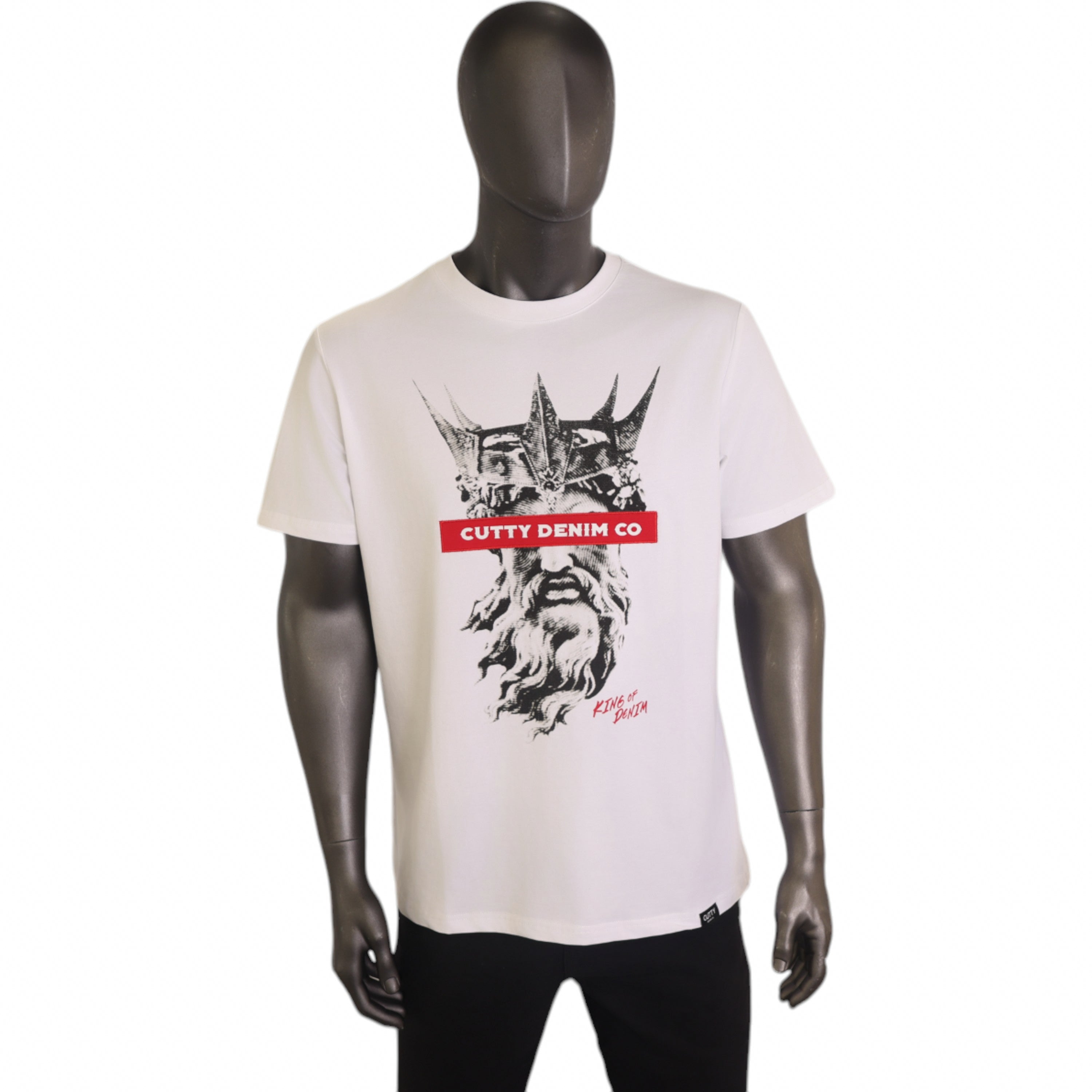 Cutty T-Shirt Posiden White