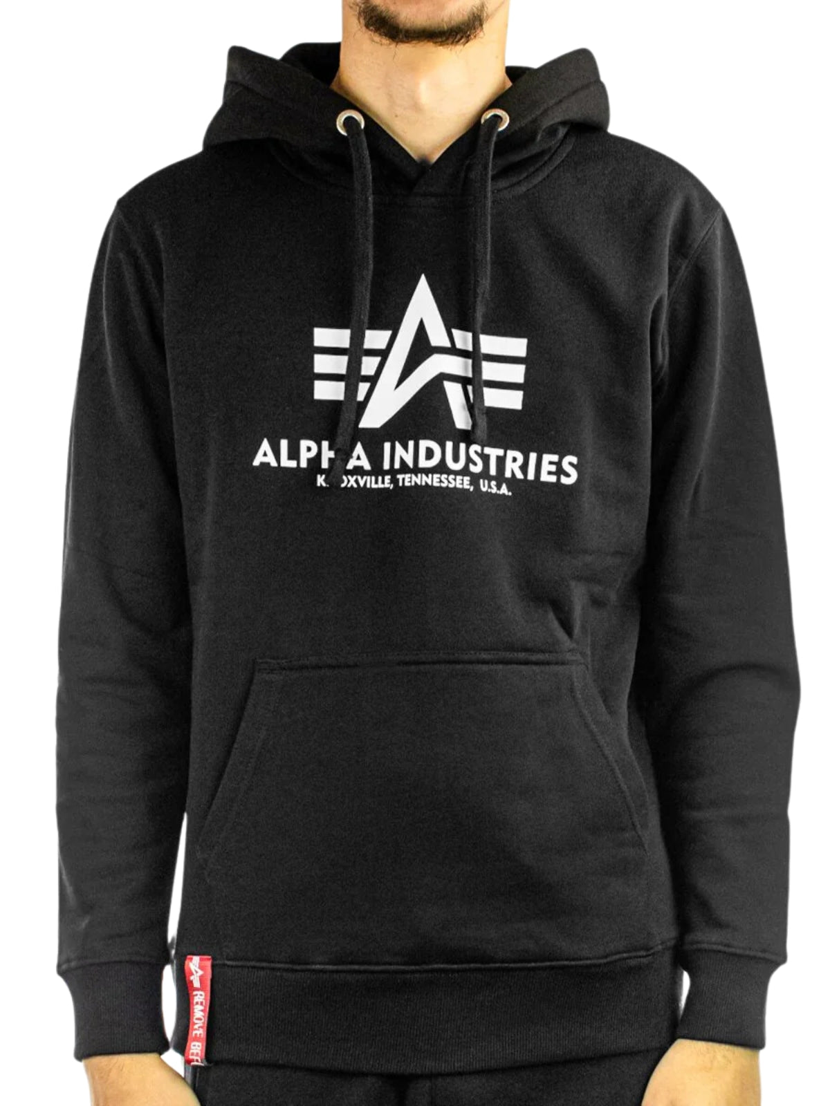 Alpha Industries Sweaters Hoodie Black And White