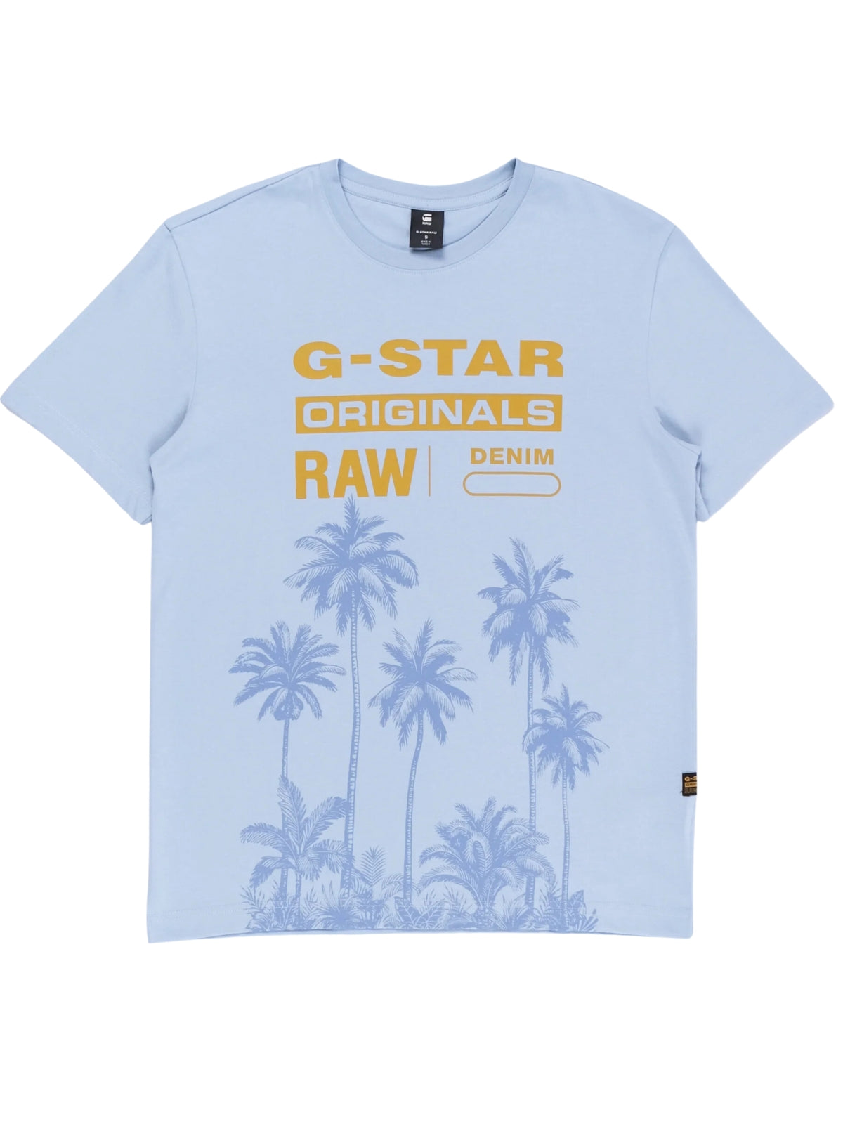 G-Star T-Shirt Palm Originals Faze Blue