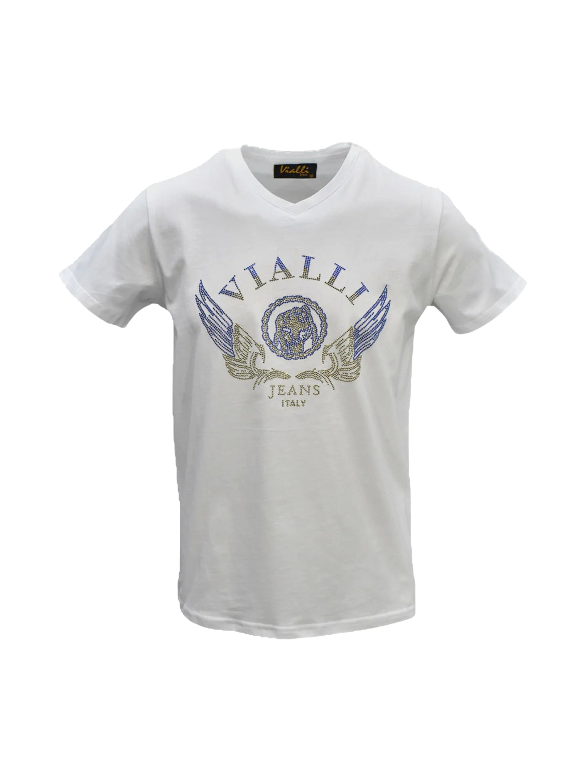 Vialli T-Shirt V-Neck Off White