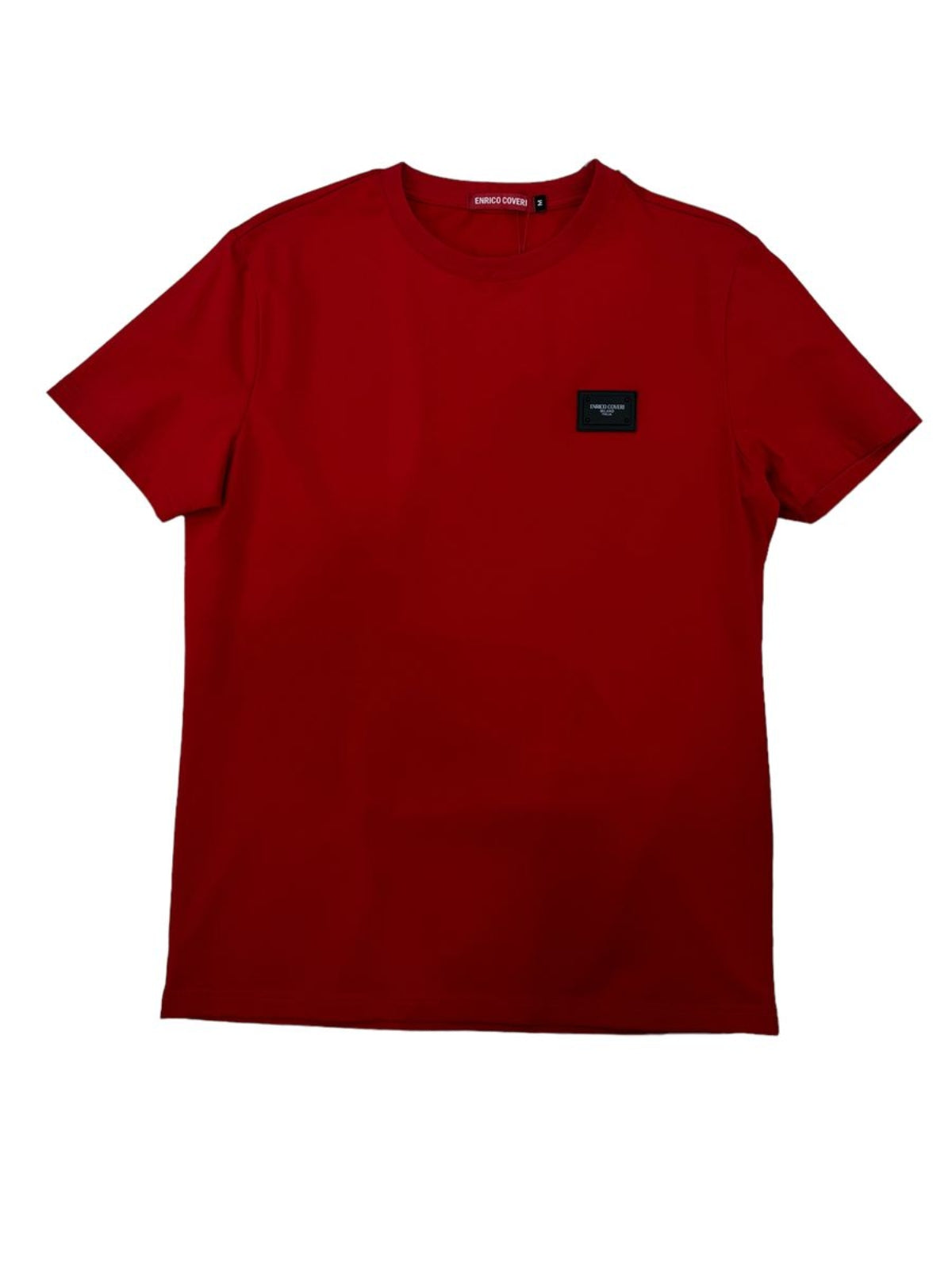 Enrico T-Shirt Side Badge Red