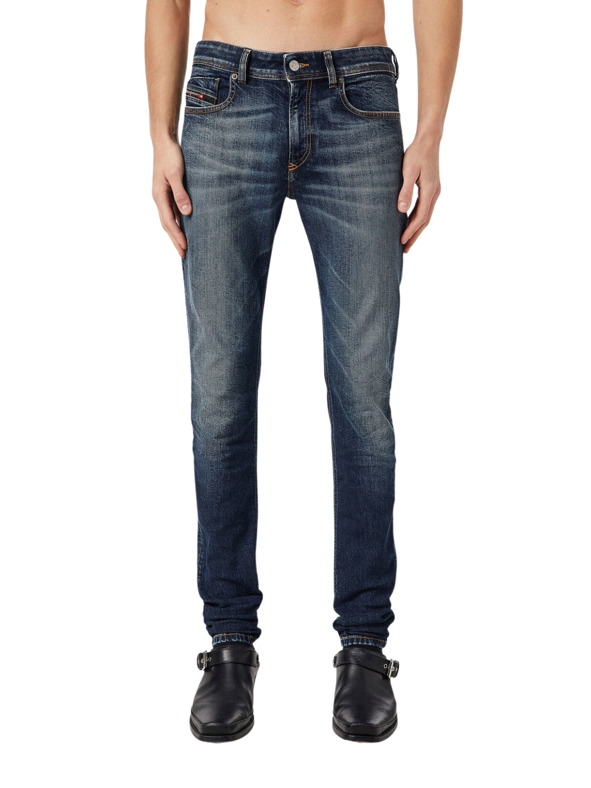 Diesel Jean 1979 Sleenker Skinny Pantaloni Wash Blue