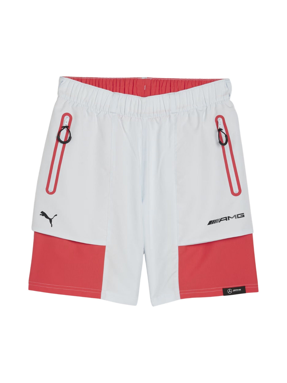 Puma Shorts Amg Statement Woven Logo White-Red