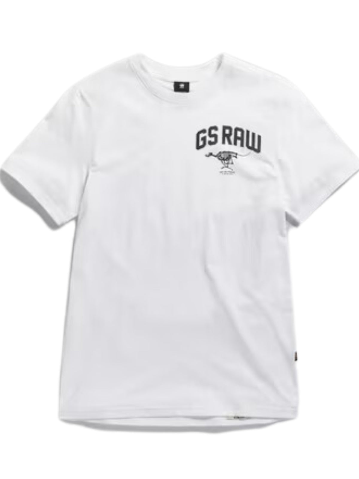 G-Star T-Shirt Skeleton Dog Slim White