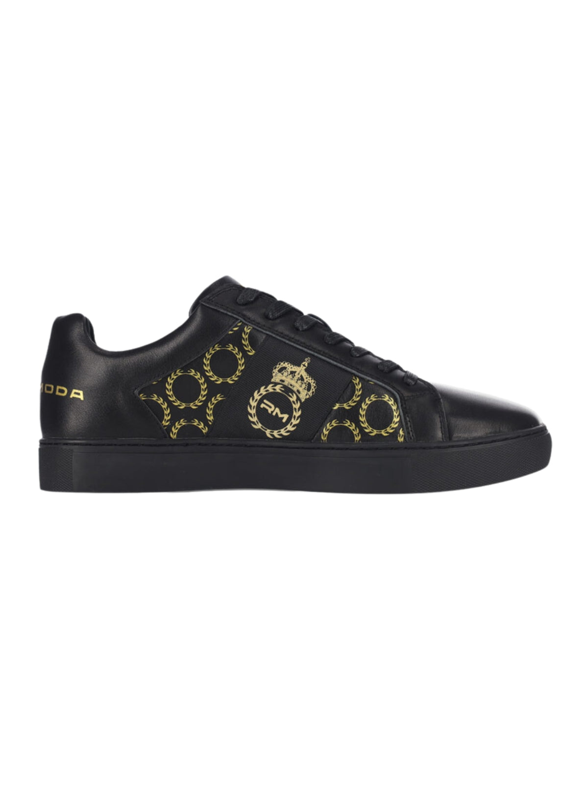 Rossimoda Sneaker Floreale Low Black-Gold