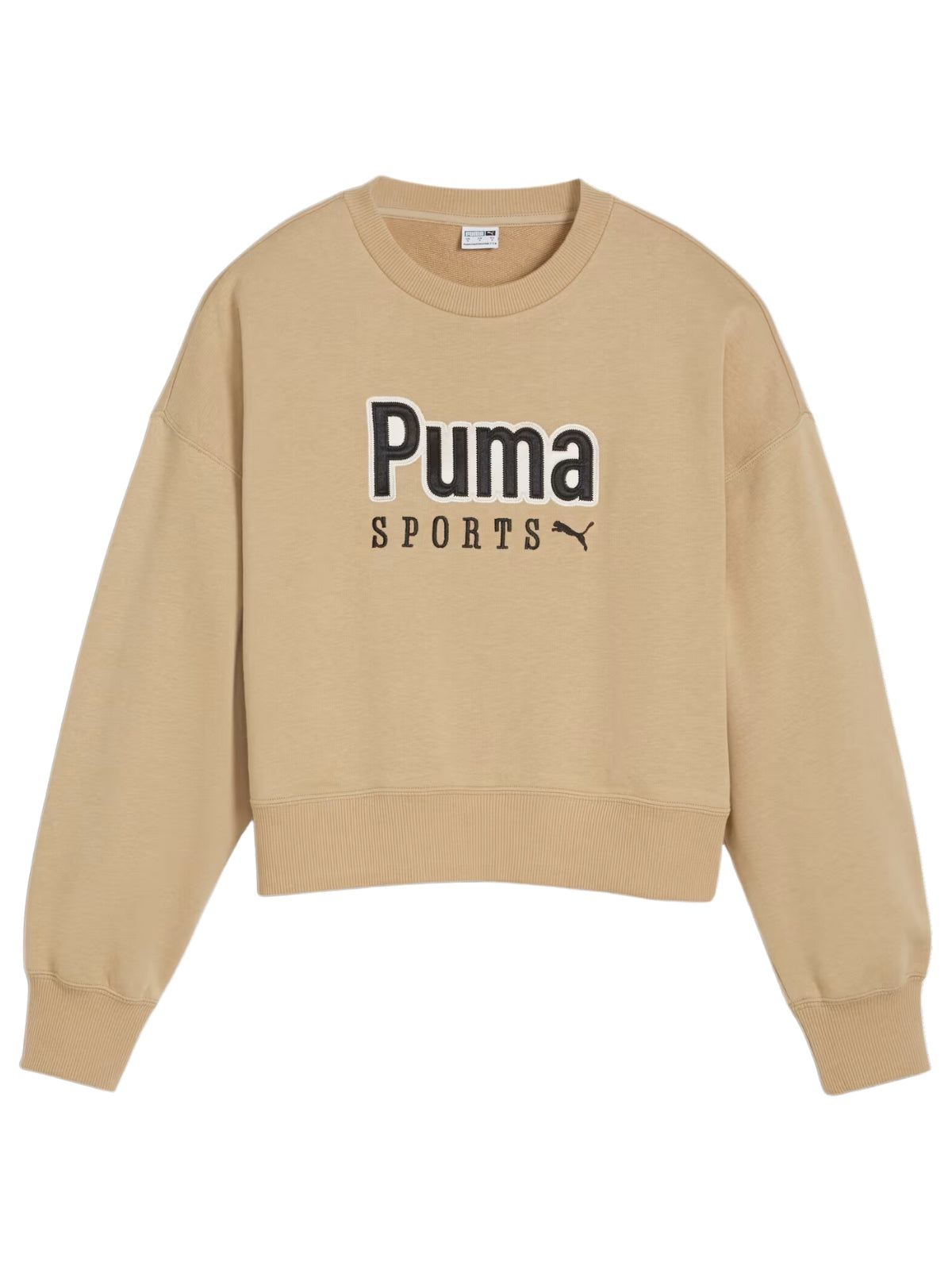 Puma Sweater Oversized Logo Beige