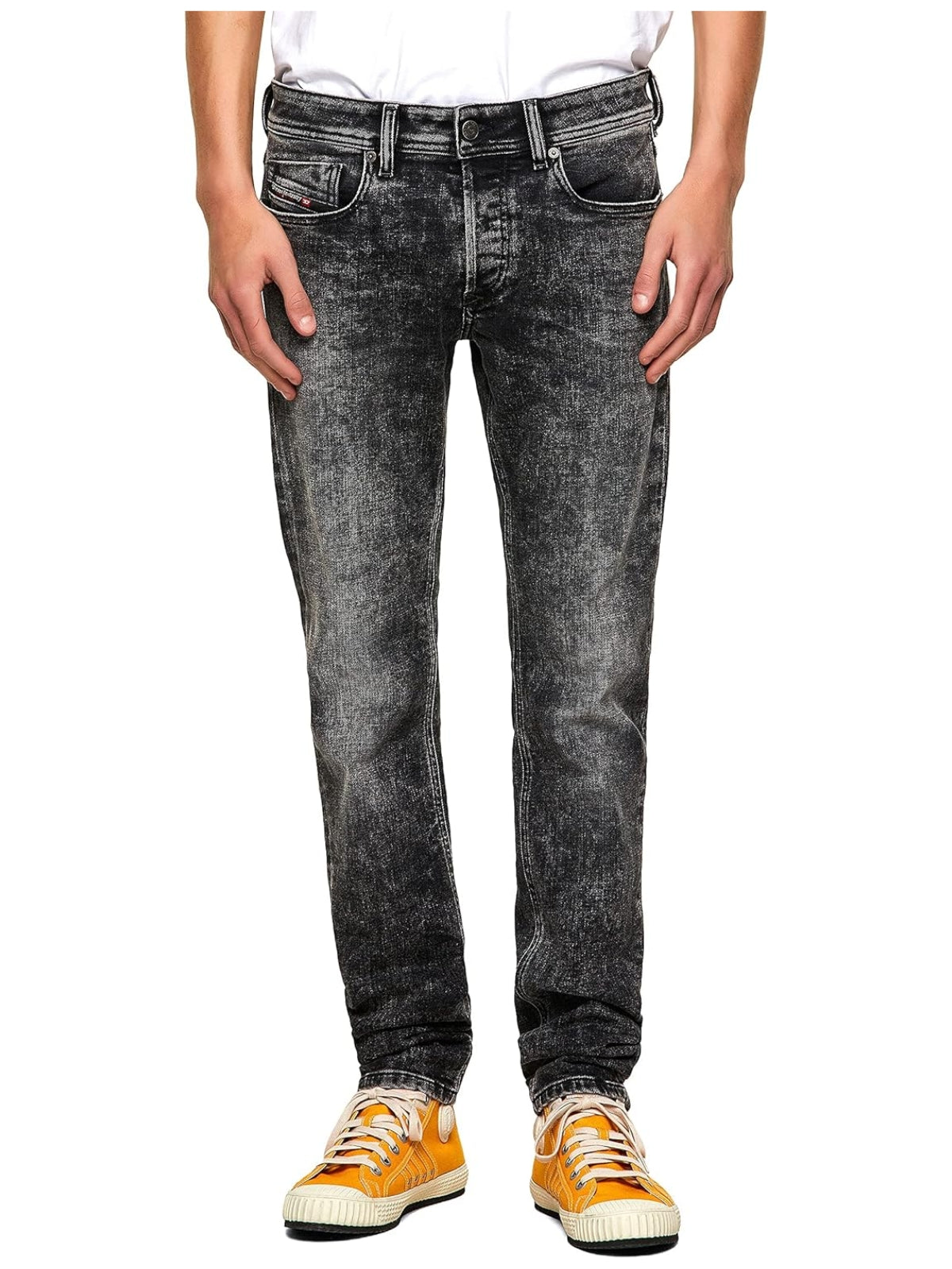 Diesel Jeans  Sleenker Skinny Wash Grey