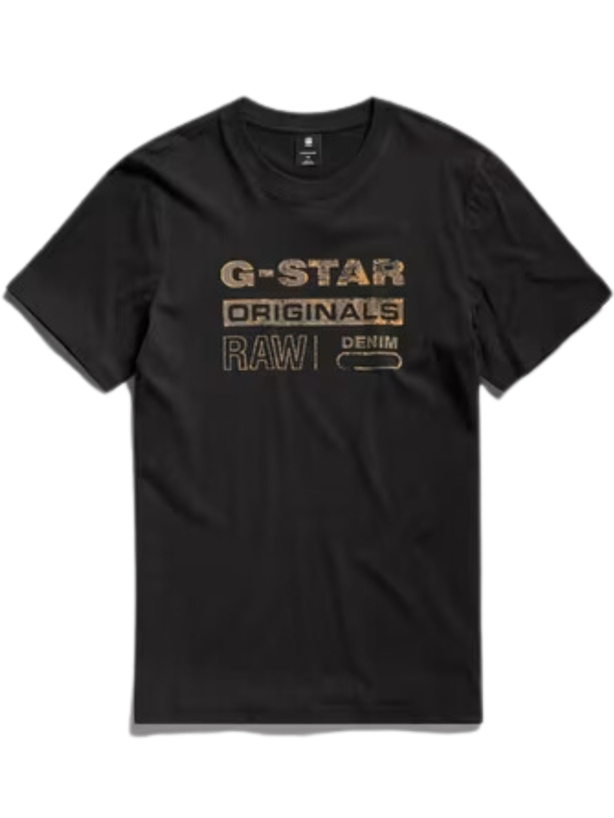 G-Star T-Shirt Distressed Original Slim Black