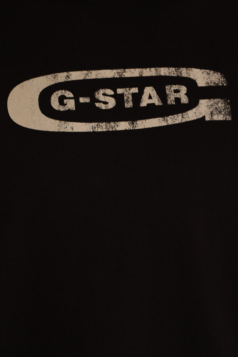 G-Star T-Shirt Back Graphics Slim Dk Black