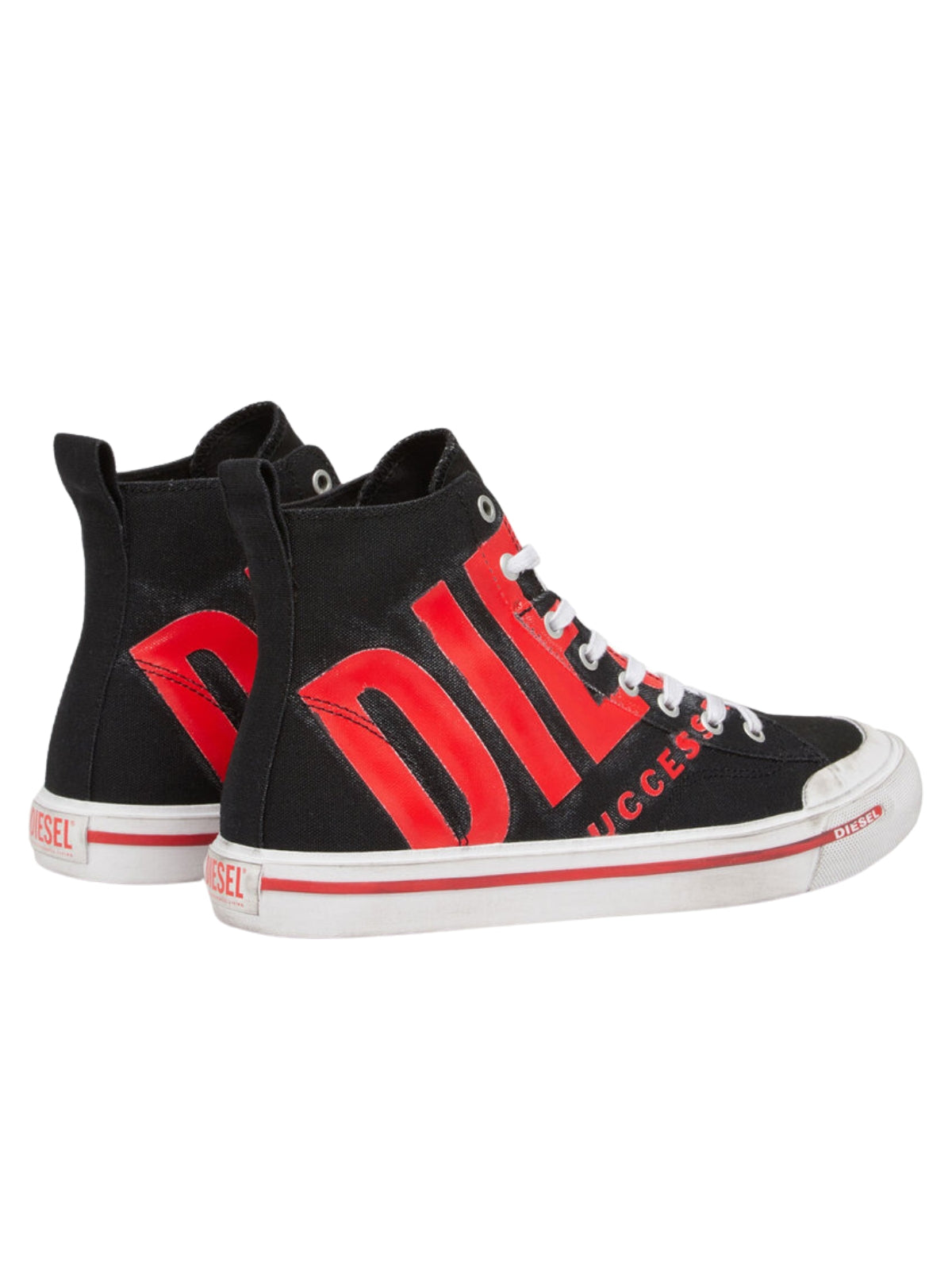 Diesel Sneaker S-Athos Mid Black-Red