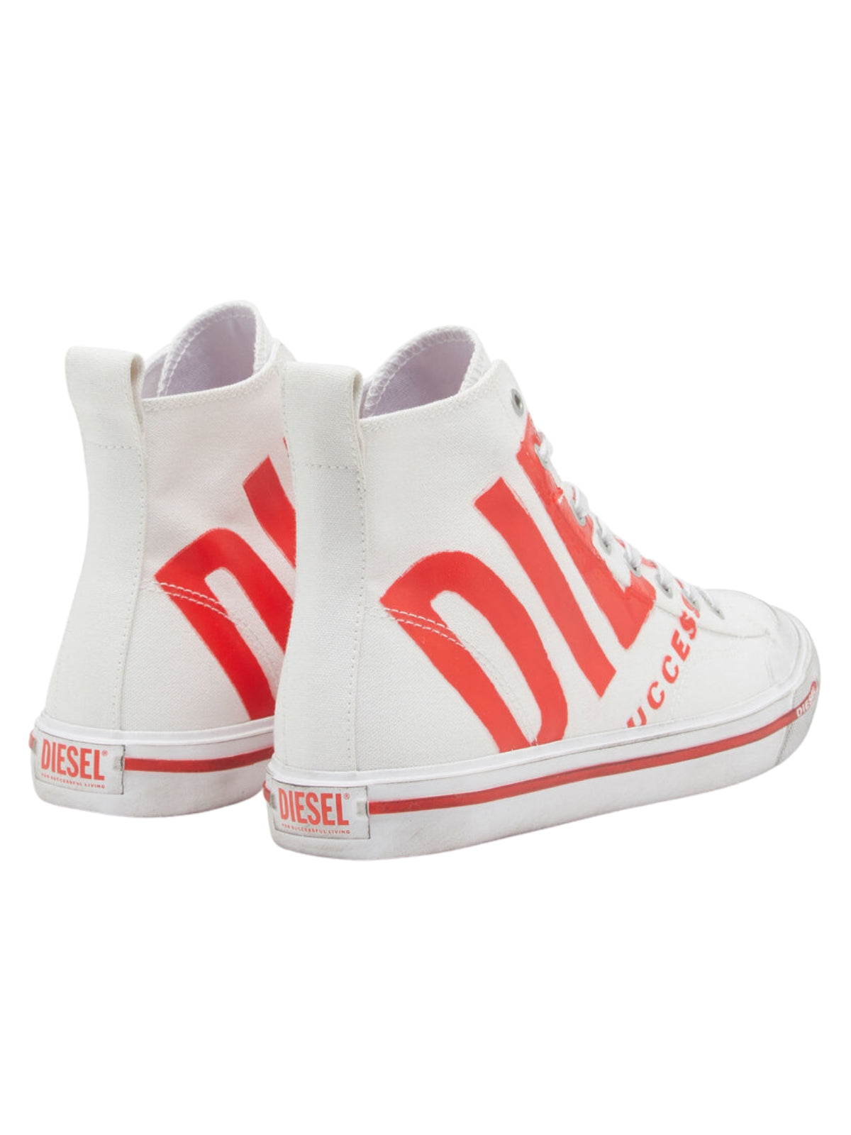 Diesel Sneaker S-Athos Mid White-Red