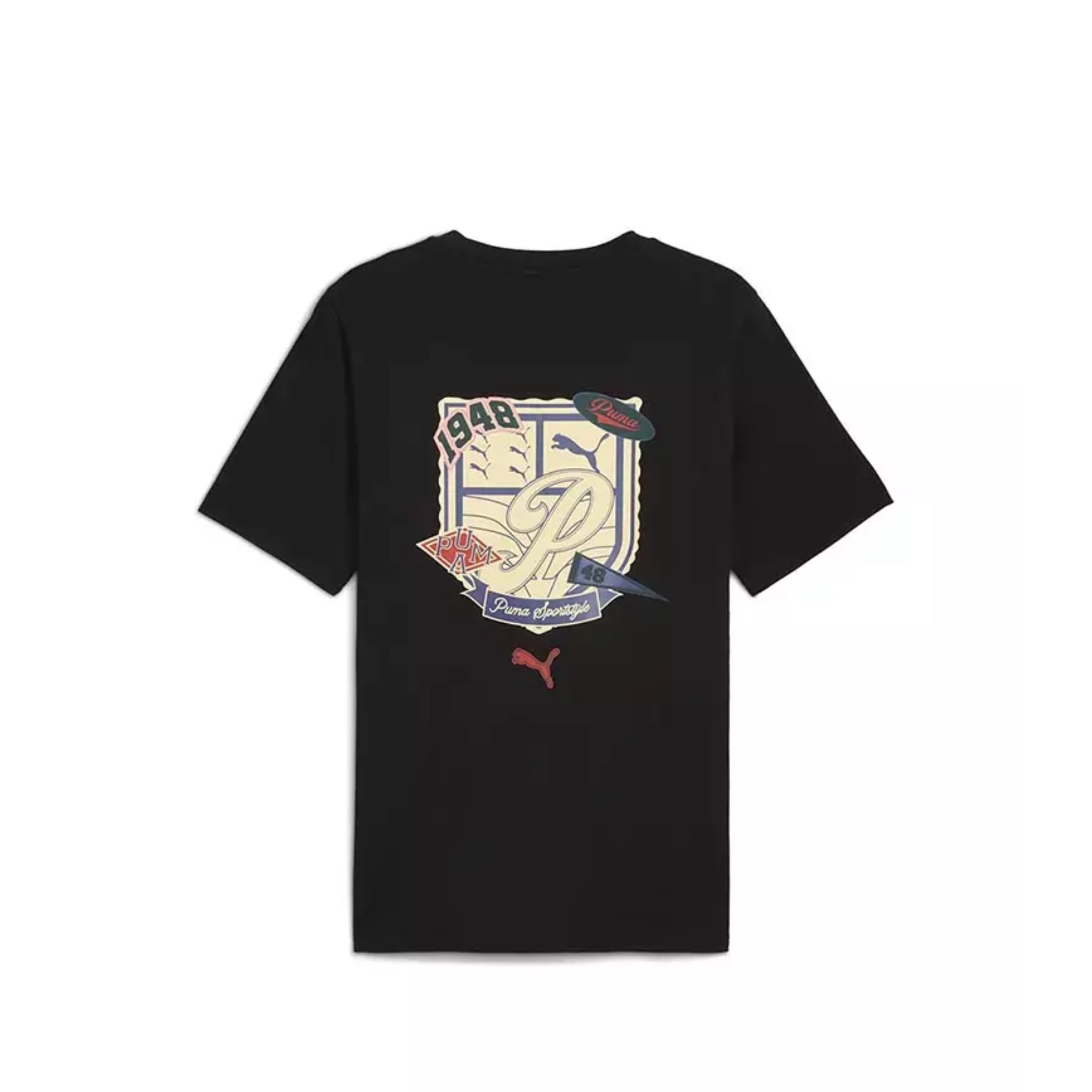 Puma T-Shirt Sports Legacy Graphic Logo Black