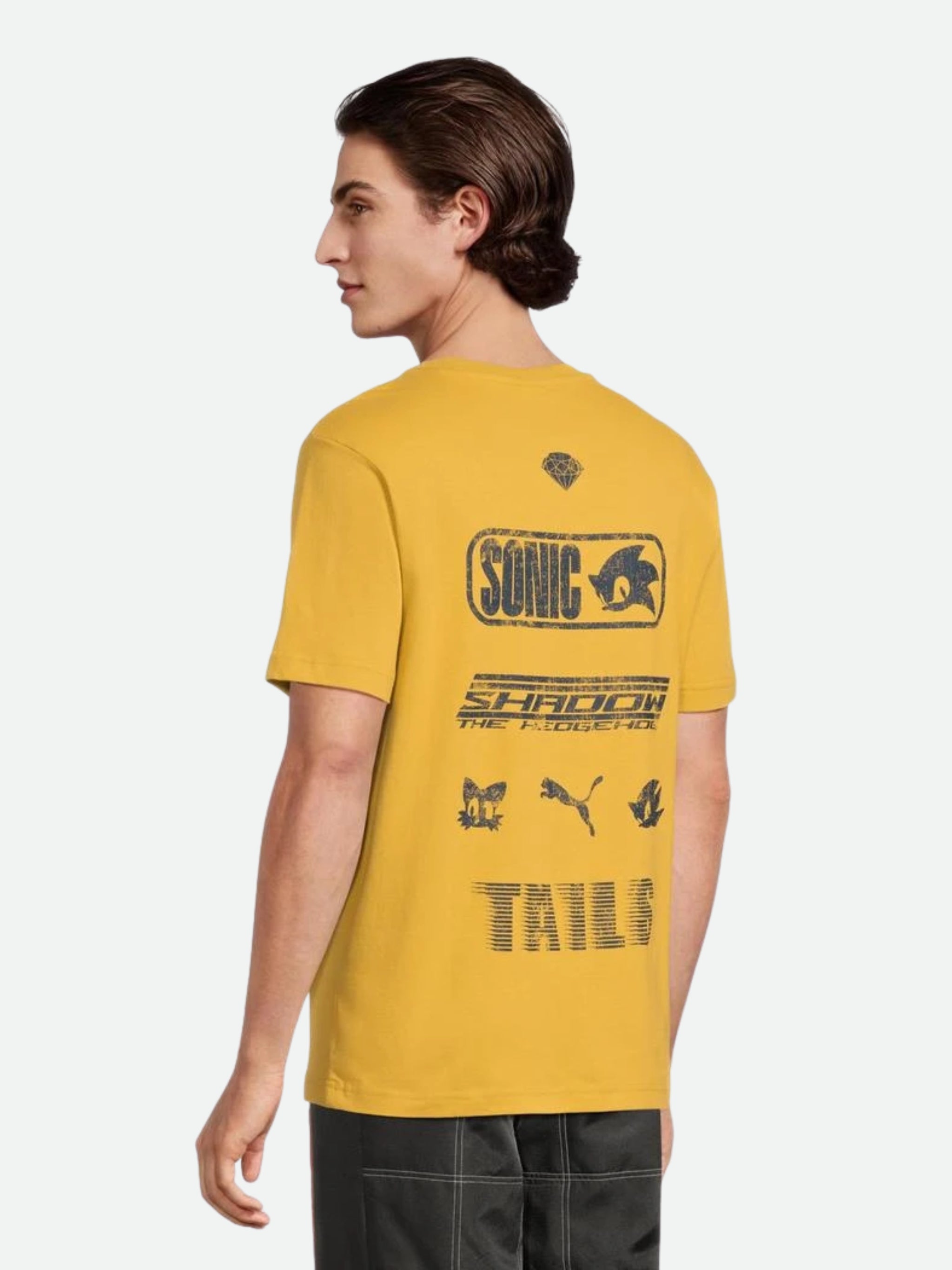 PUMA T-SHIRT X SONIC RELAXED YELLOW