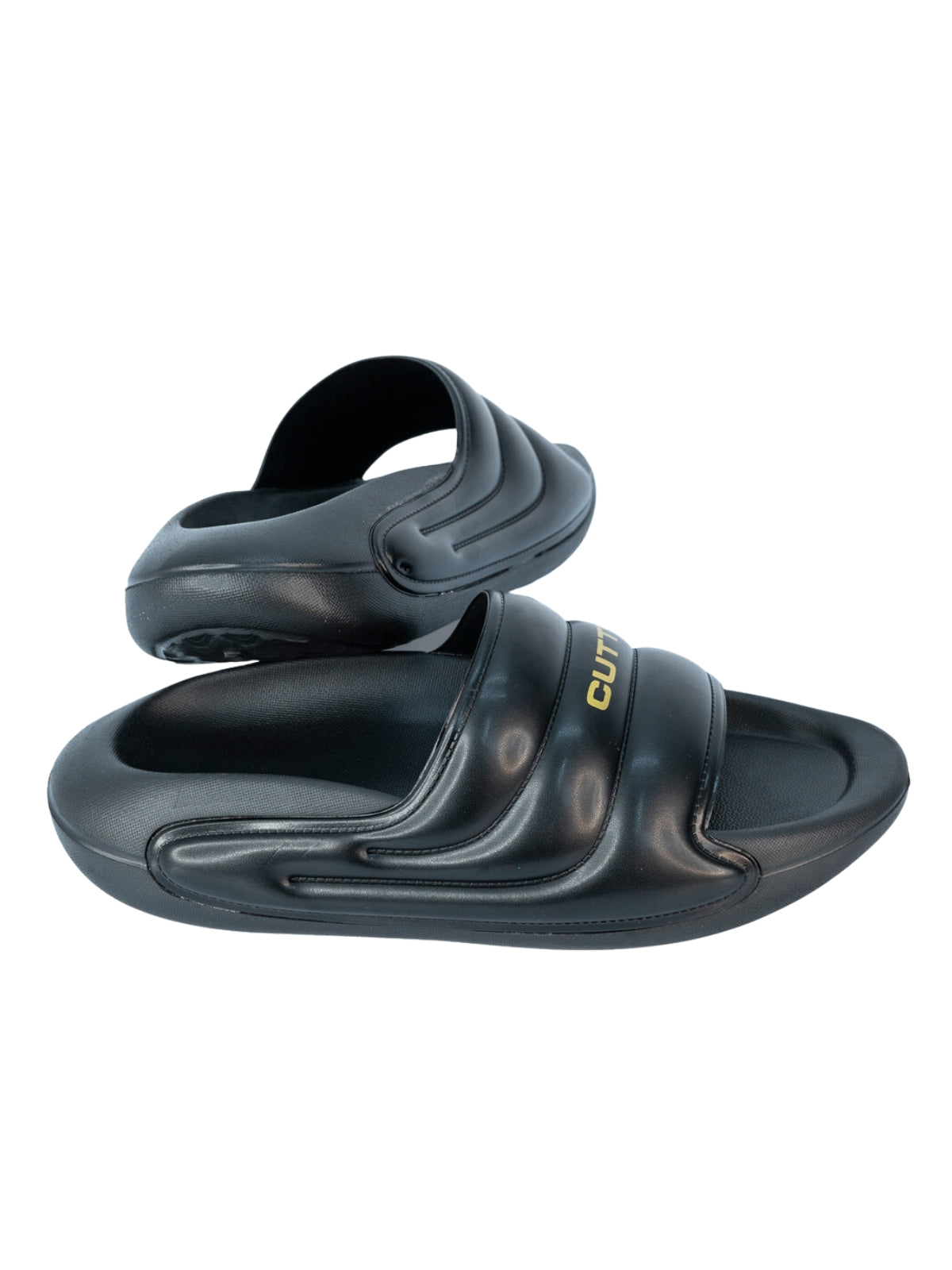 Cutty Slides Logo Padded Black