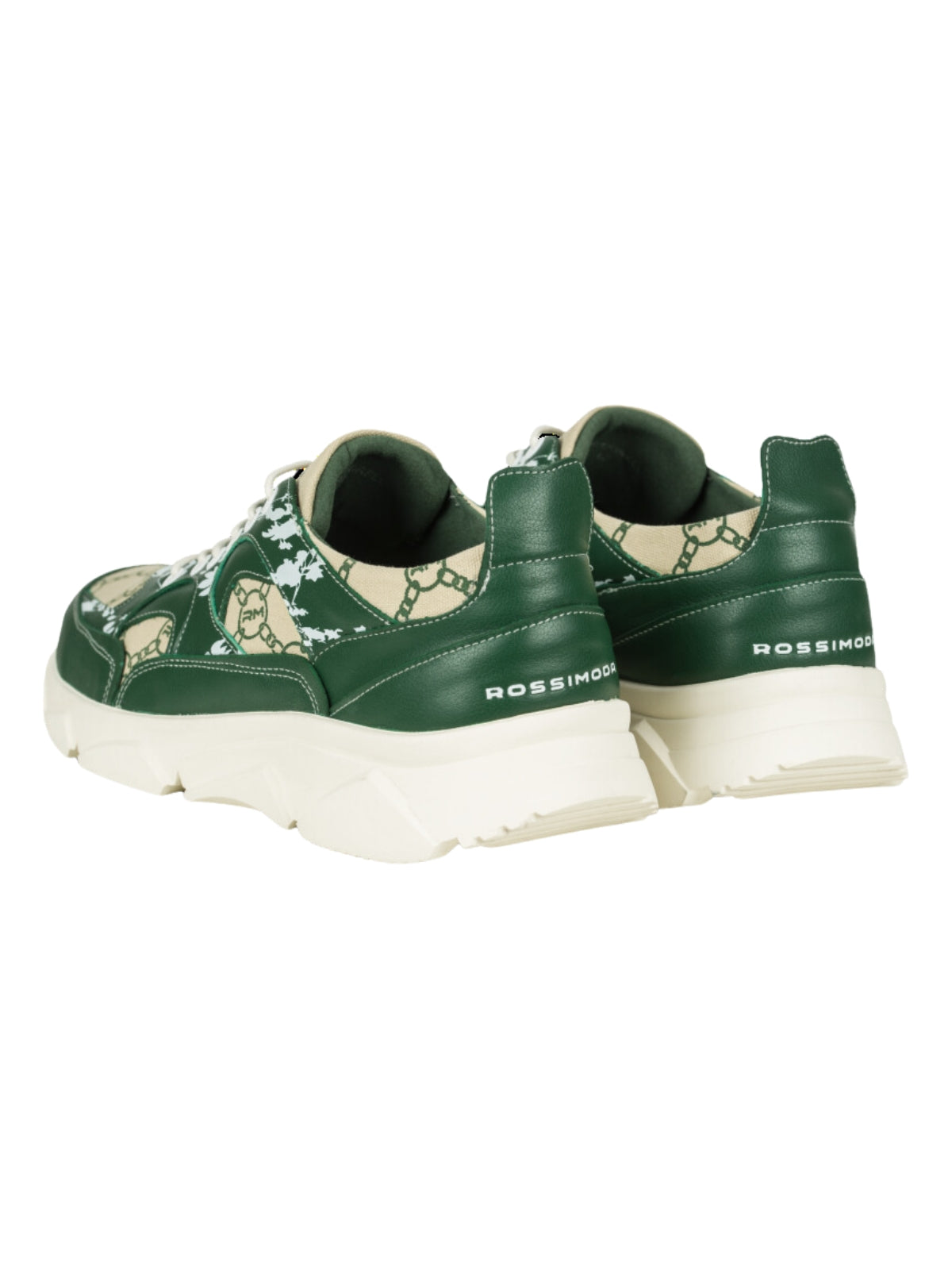 Rossimoda Sneaker Corridore Low Fluire Forest Green-Beige