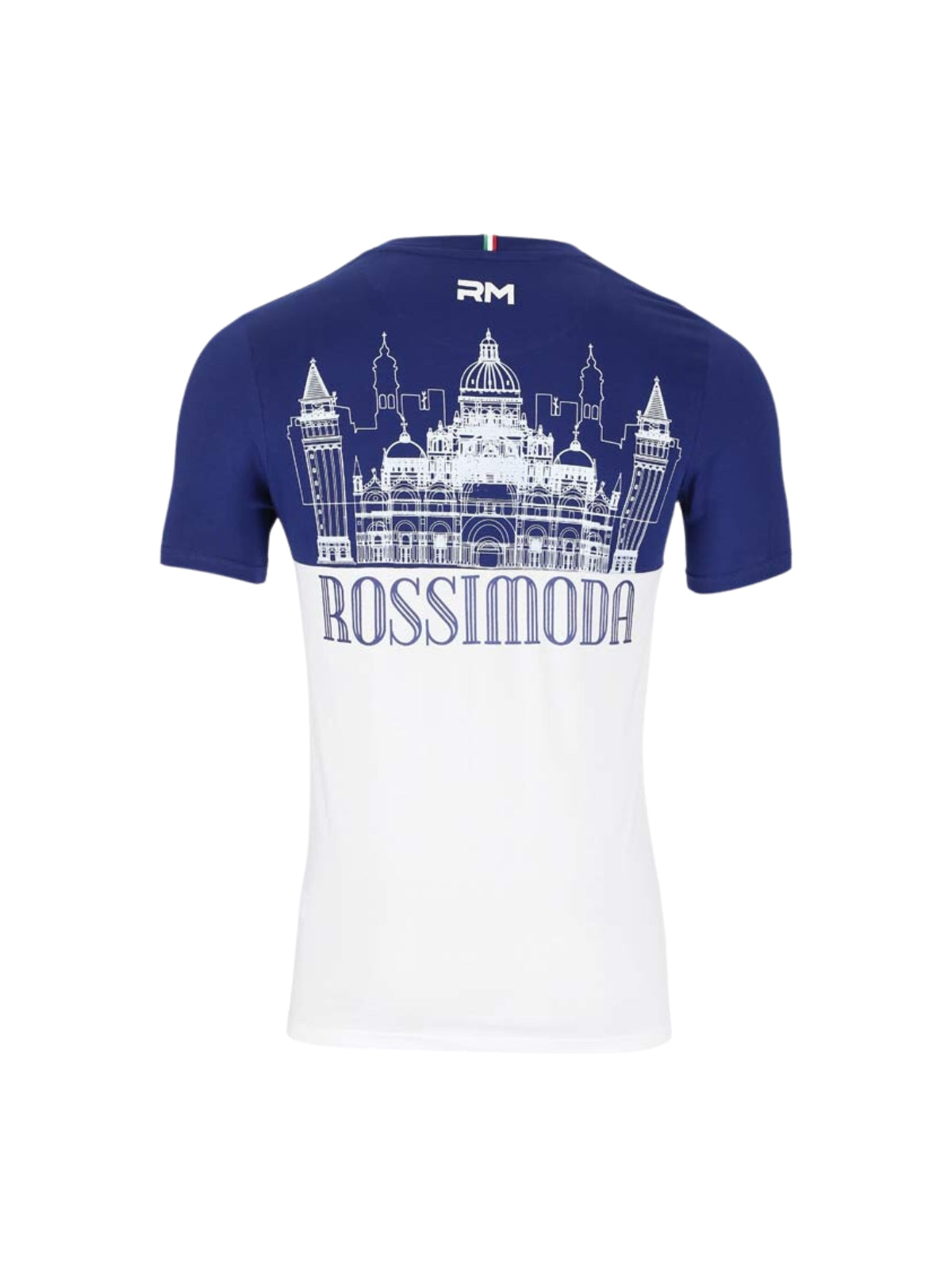 Rossimoda T-Shirt Edifici Venezia Navywhite