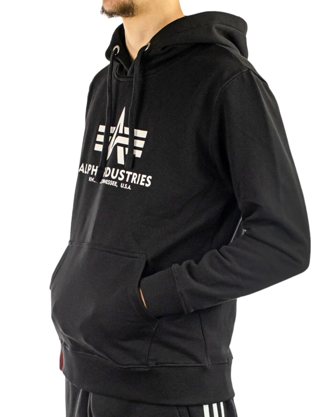 Alpha Industries Sweaters Hoodie Black And White