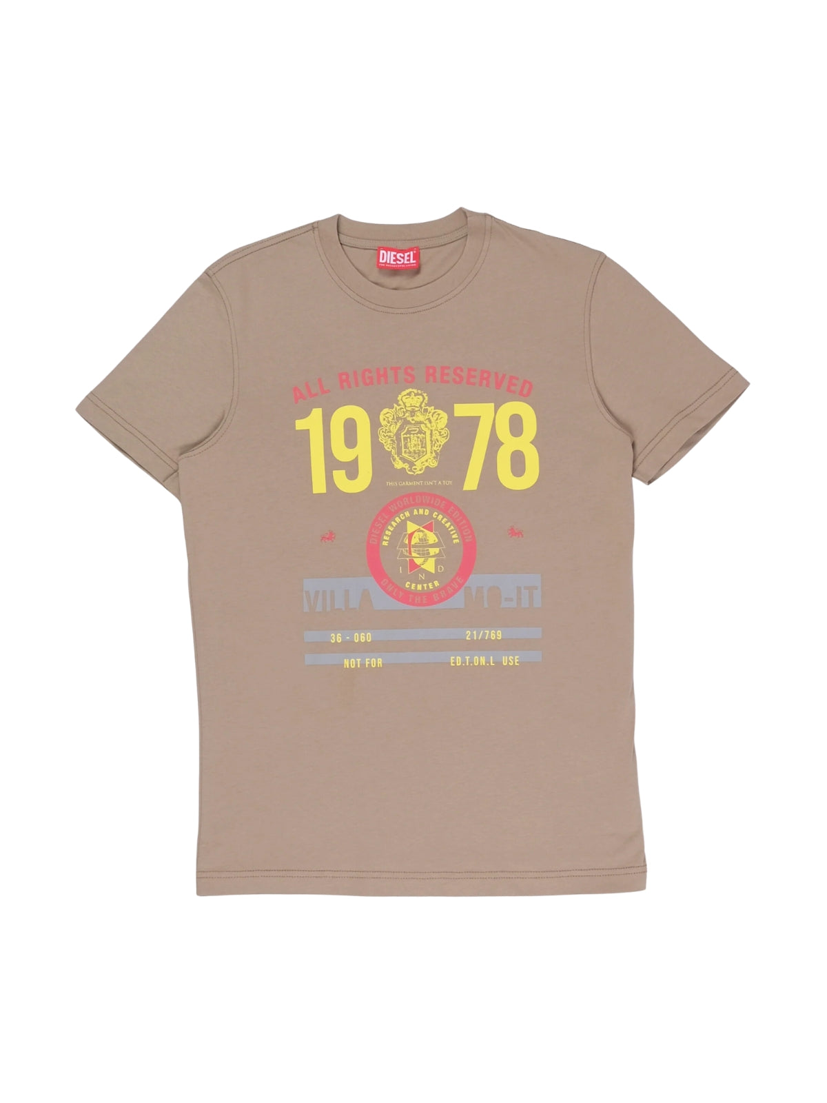 Diesel T-Shirt Diegor K73 Cement