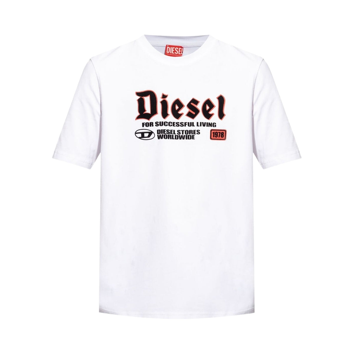 Diesel T-Shirt T-Adjust K1 Logo White