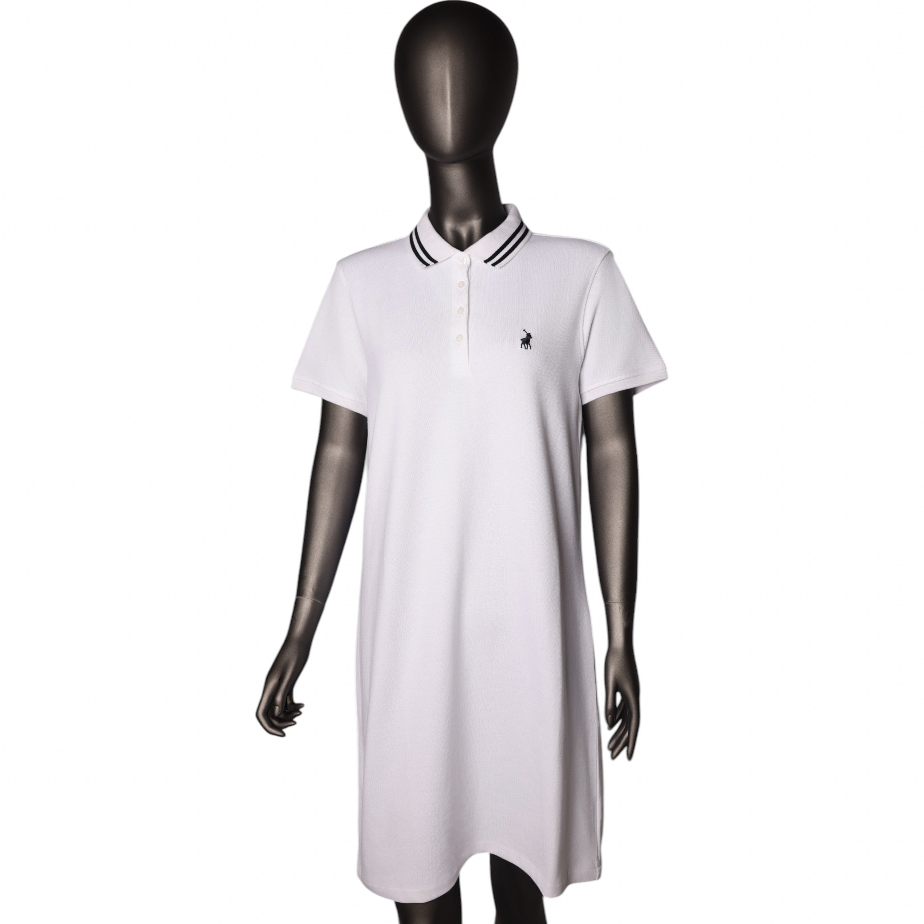 Polo Dress Leah Golfer White