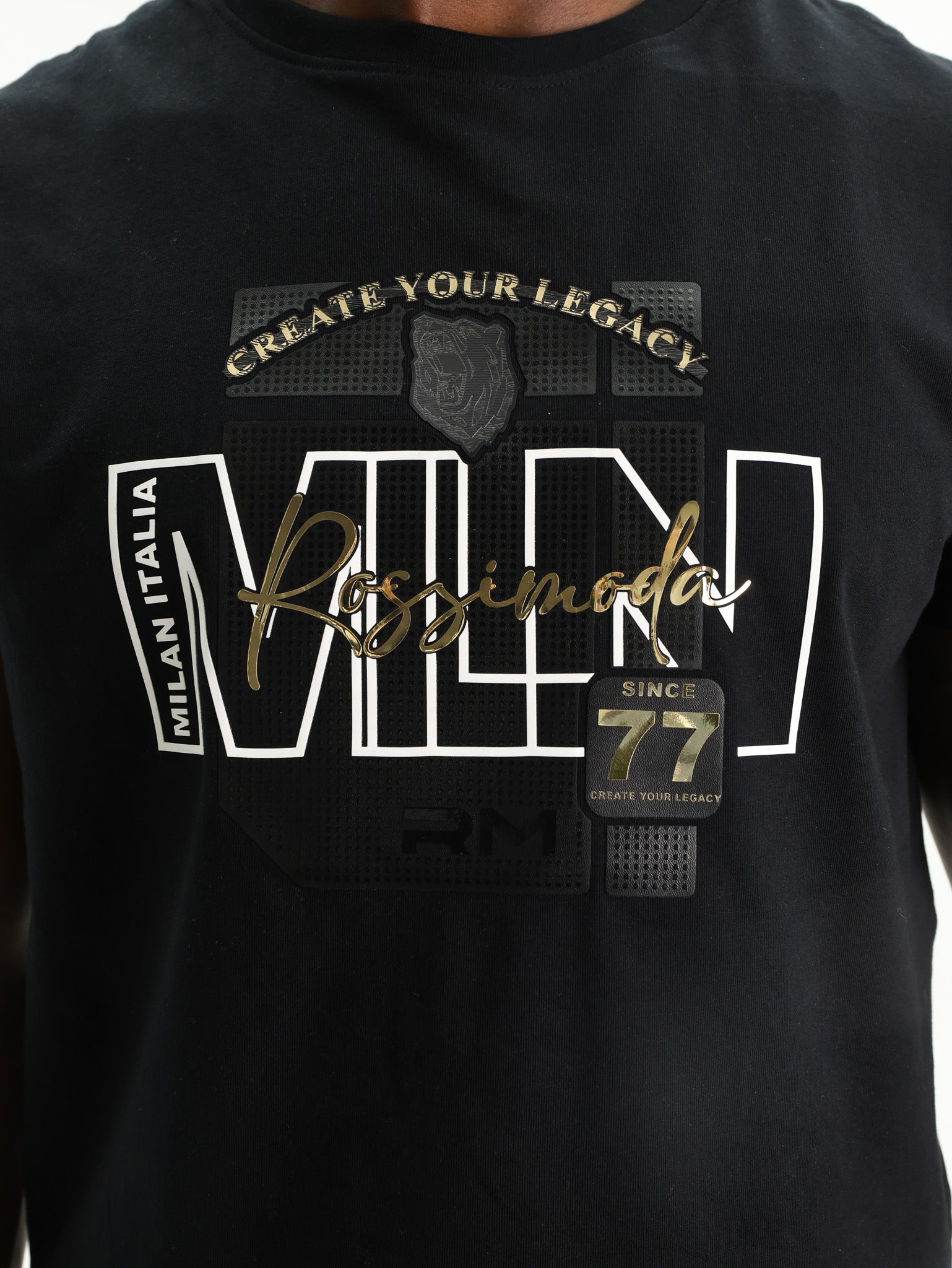 Rossimoda T-Shirt Milano Black