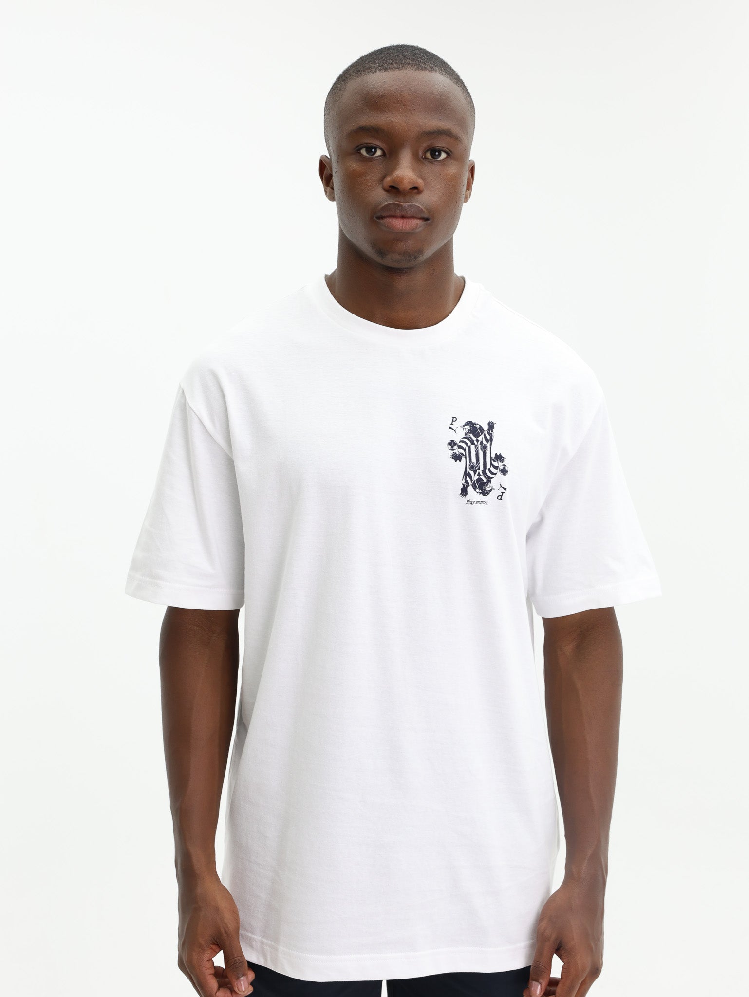 Puma T-Shirt Graphic Card Play Relaxed White
