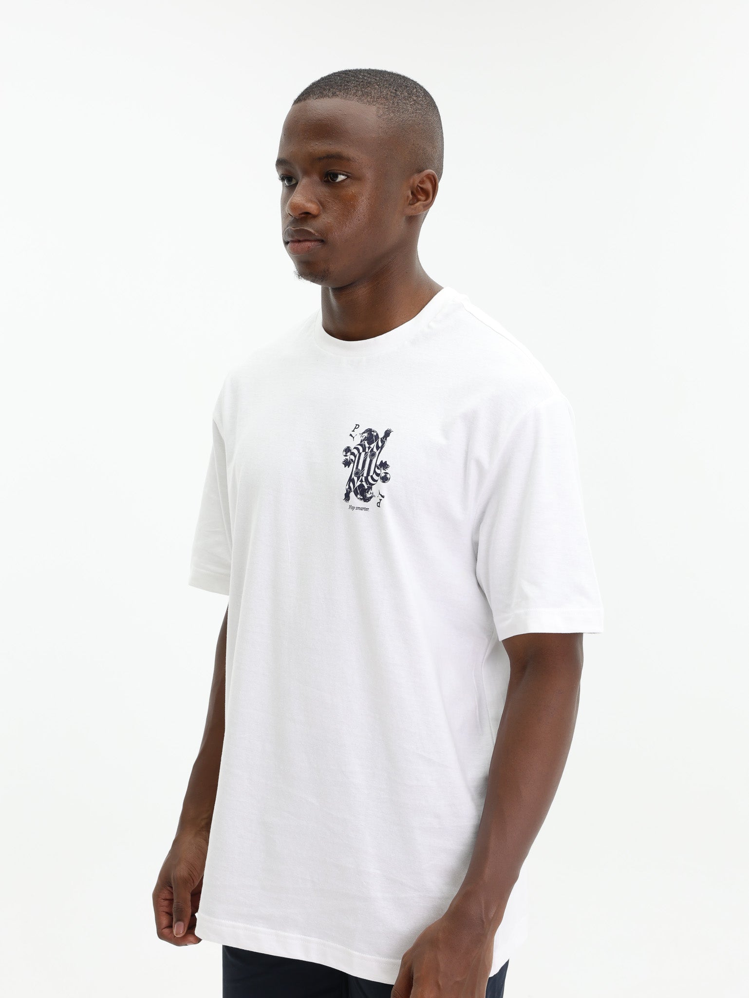 Puma T-Shirt Graphic Card Play Relaxed White
