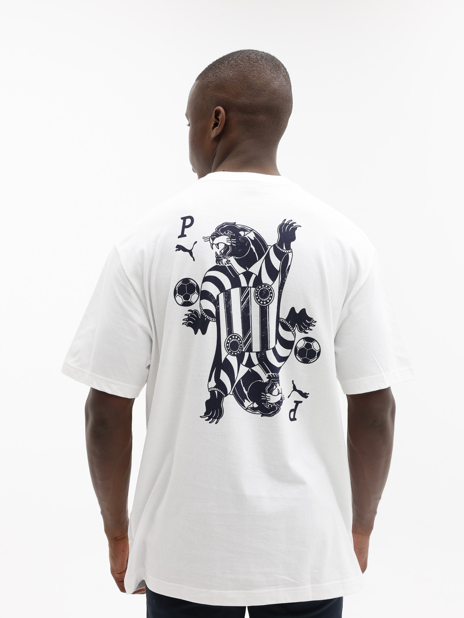 Puma T-Shirt Graphic Card Play Relaxed White