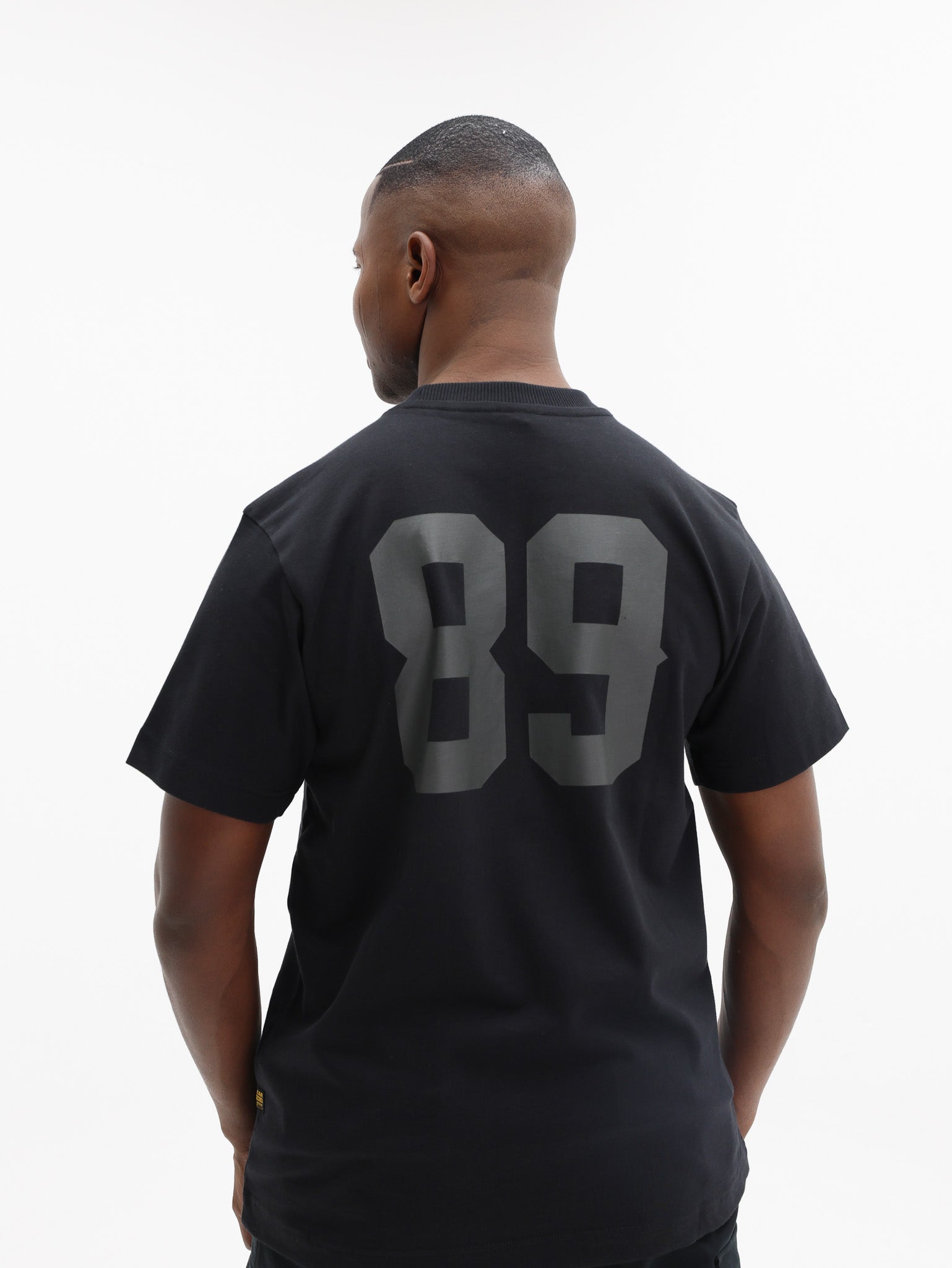 G-STAR T-SHIRT 89 BACK LOOSE DARK BLACK