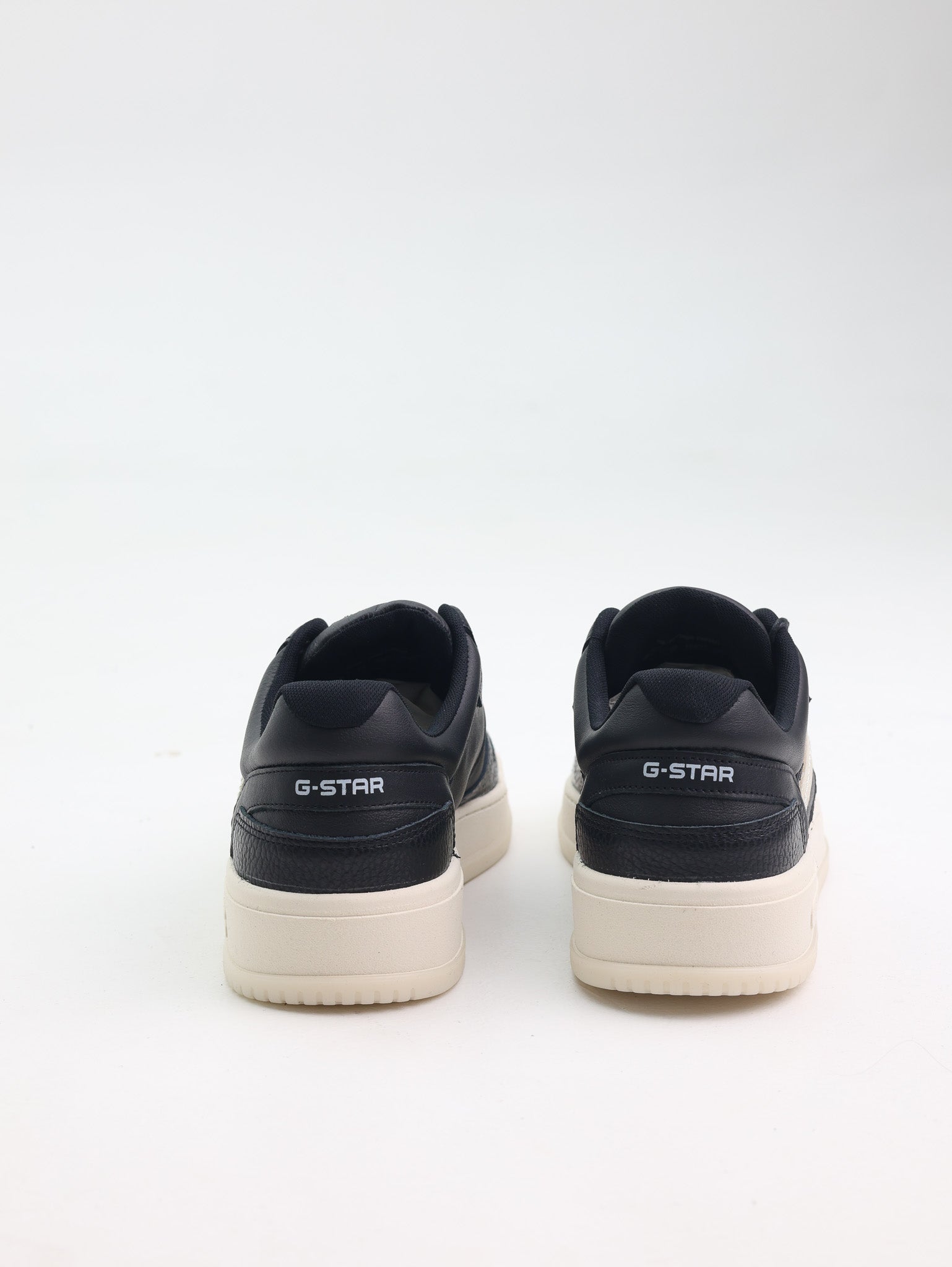 G-STAR SNEAKER GRID LEA BLACK-OFF WHITE